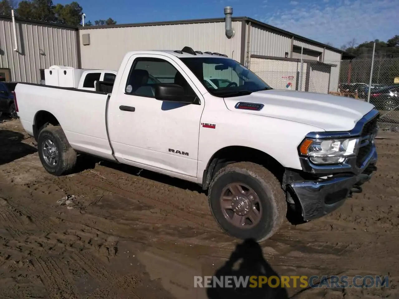 4 Photograph of a damaged car 3C6MR5AJXKG553806 RAM 2500 2019
