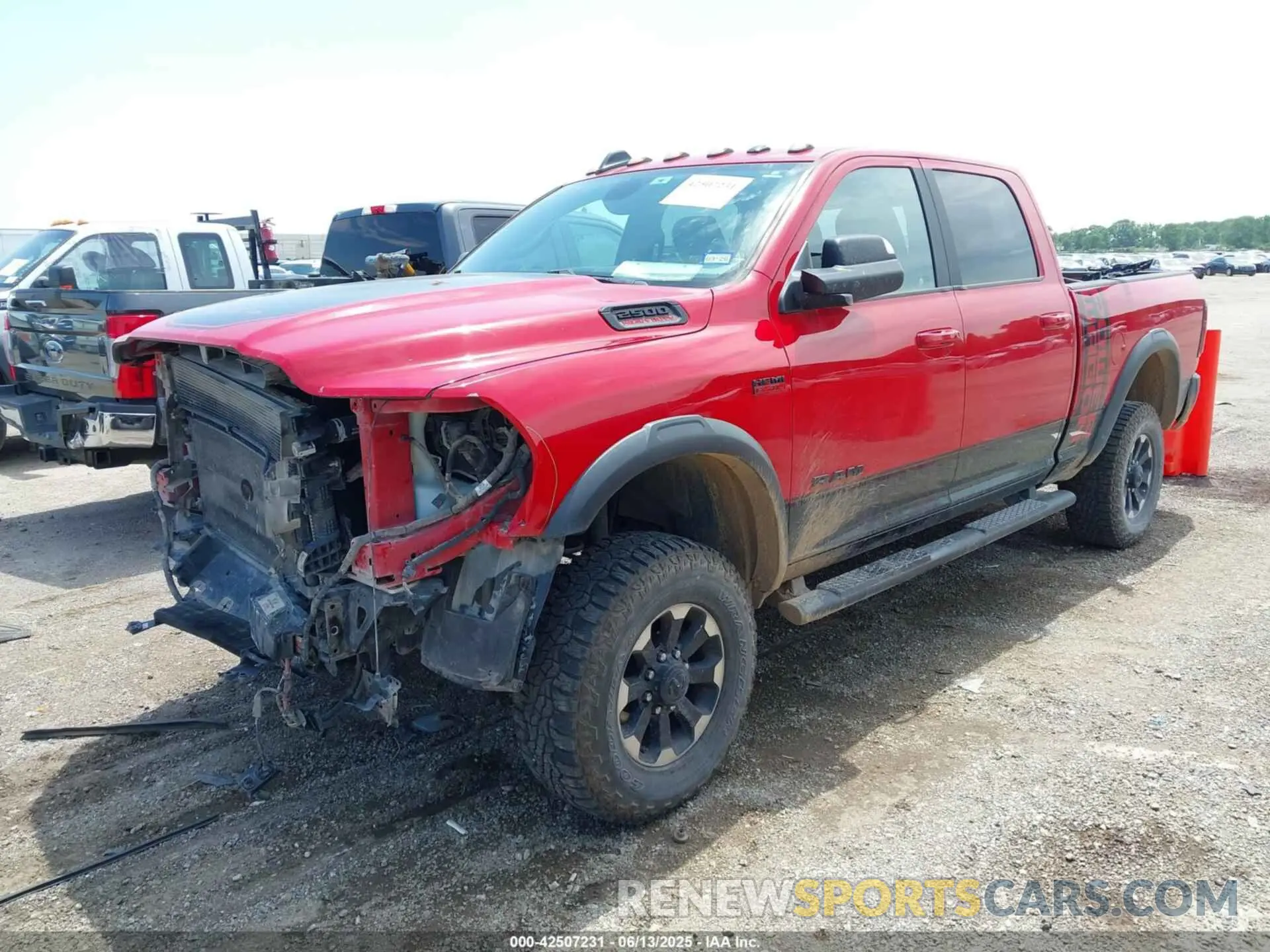 2 Photograph of a damaged car 3C6TR5EJ3KG611258 RAM 2500 2019