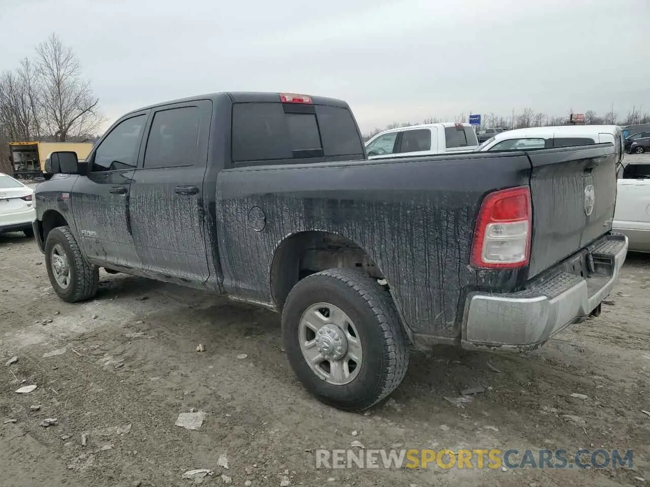 2 Photograph of a damaged car 3C6UR5CJ6KG633486 RAM 2500 2019