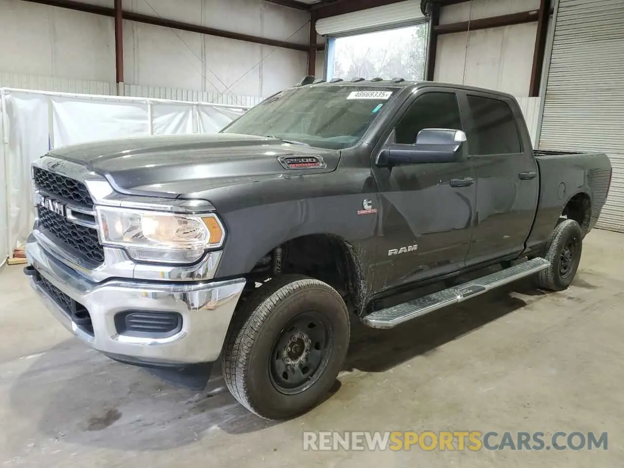 1 Photograph of a damaged car 3C6UR5CL1KG691166 RAM 2500 2019
