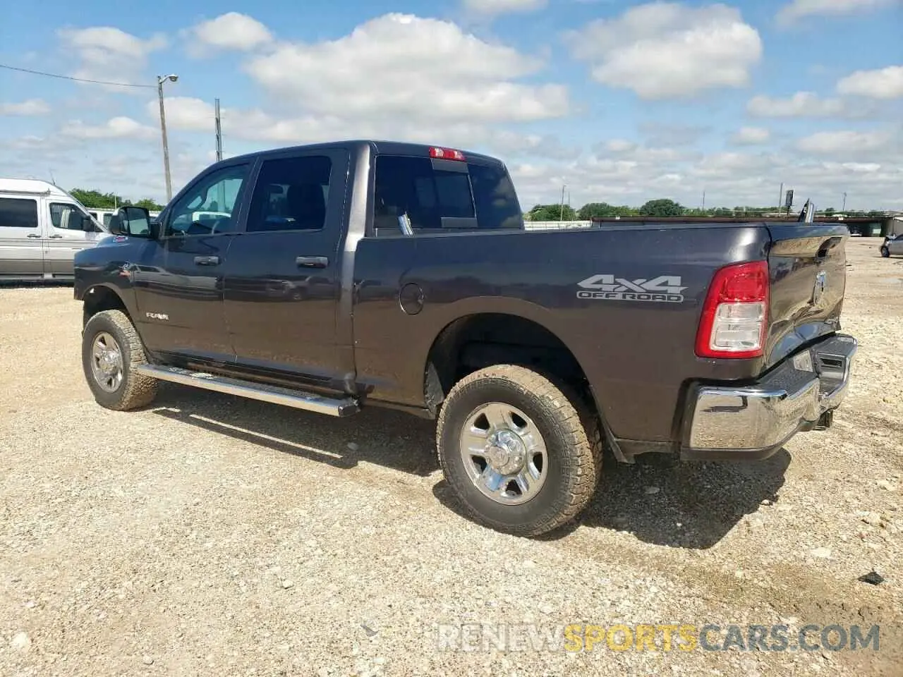 2 Photograph of a damaged car 3C6UR5CL4KG619510 RAM 2500 2019