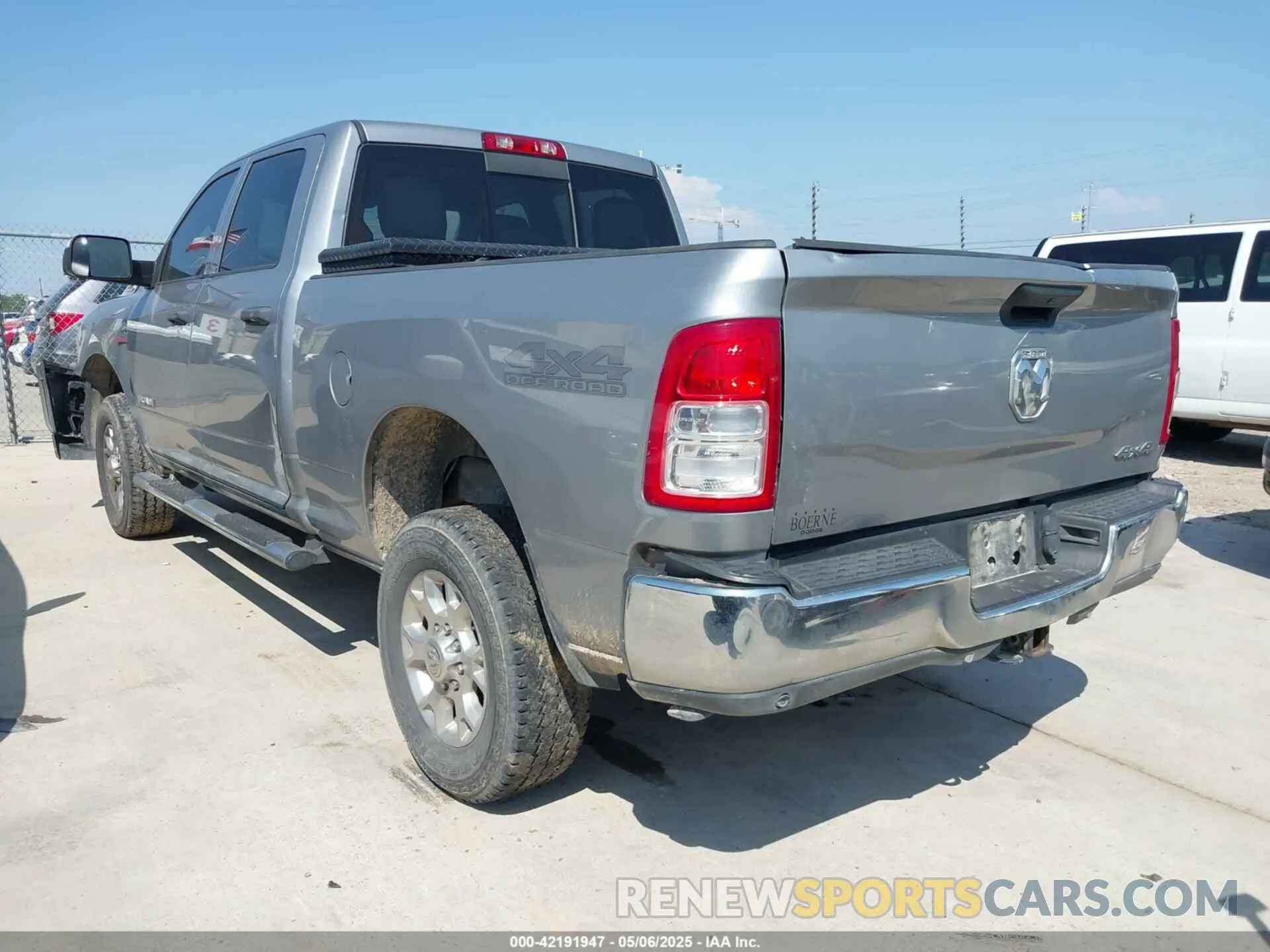 3 Photograph of a damaged car 3C6UR5CL6KG579561 RAM 2500 2019