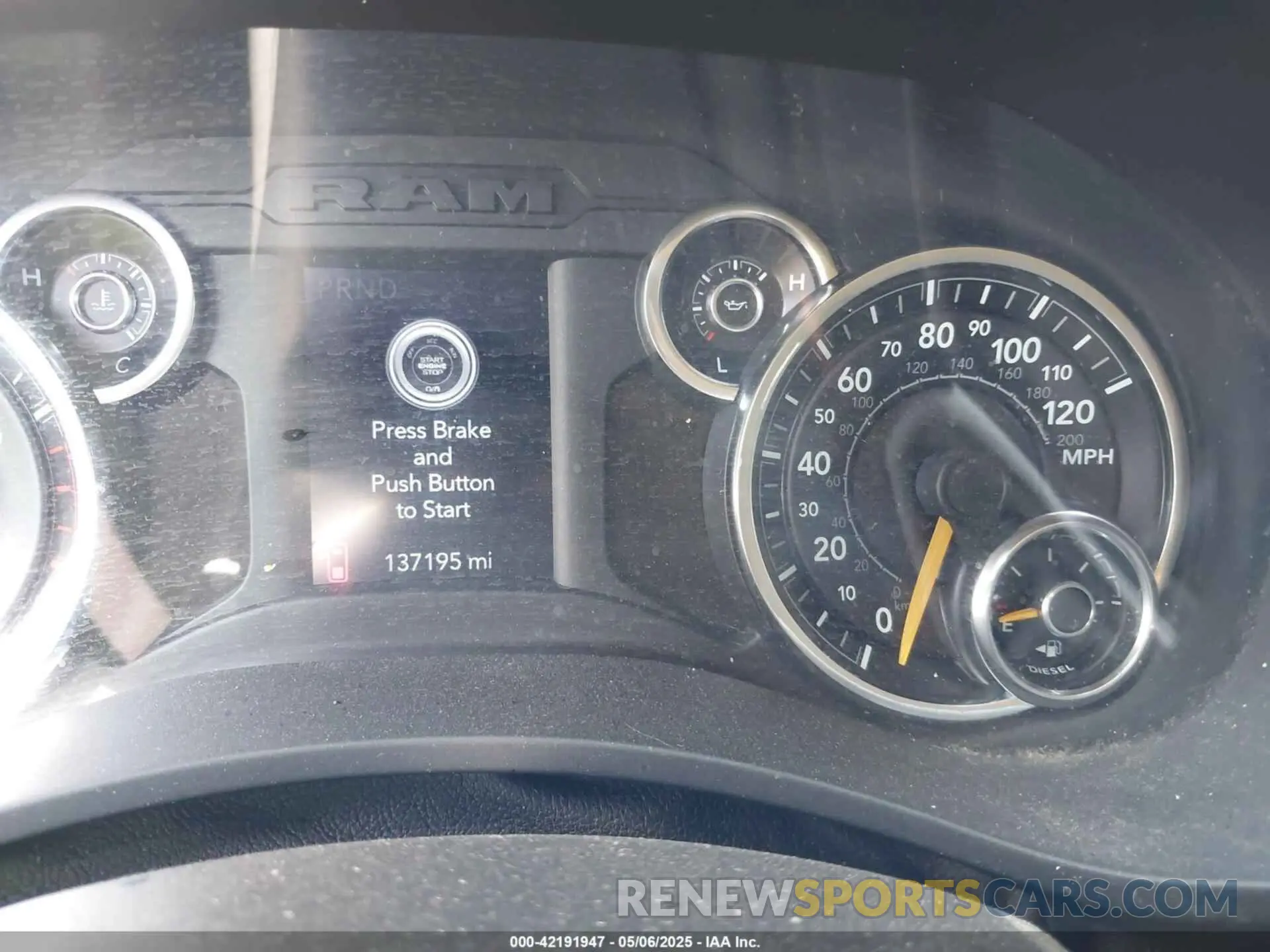 7 Photograph of a damaged car 3C6UR5CL6KG579561 RAM 2500 2019