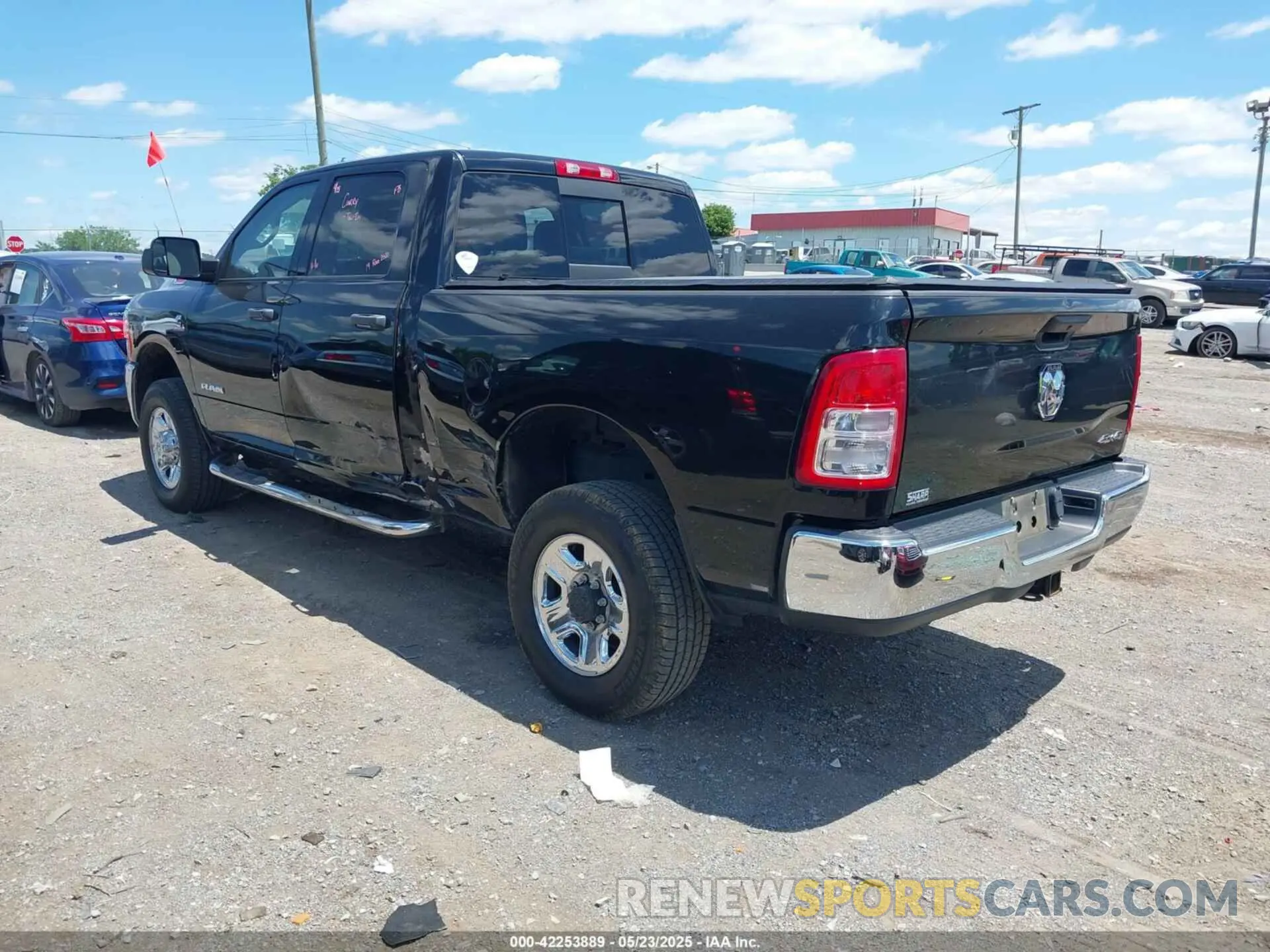 3 Photograph of a damaged car 3C6UR5CL7KG552062 RAM 2500 2019