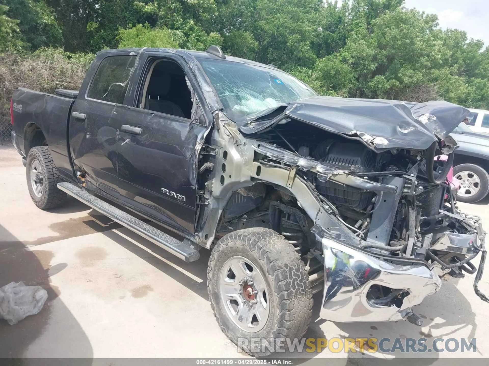 1 Photograph of a damaged car 3C6UR5CL9KG706769 RAM 2500 2019