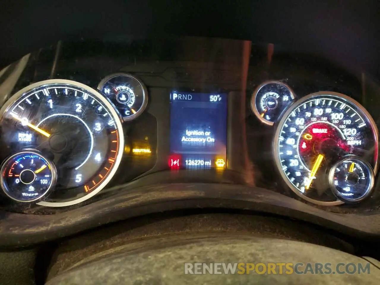 9 Photograph of a damaged car 3C6UR5CL9KG719814 RAM 2500 2019