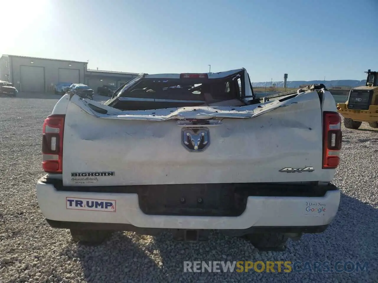 6 Photograph of a damaged car 3C6UR5DJ1KG697868 RAM 2500 2019
