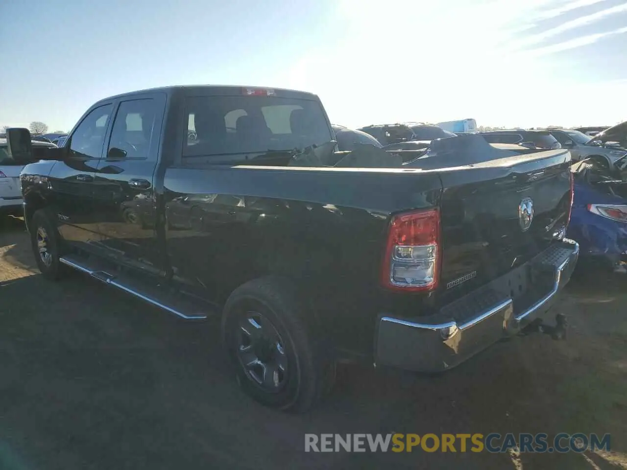 2 Photograph of a damaged car 3C6UR5DJ6KG611129 RAM 2500 2019