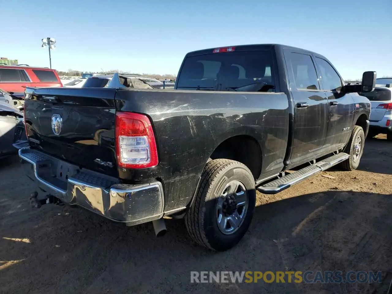 3 Photograph of a damaged car 3C6UR5DJ6KG611129 RAM 2500 2019