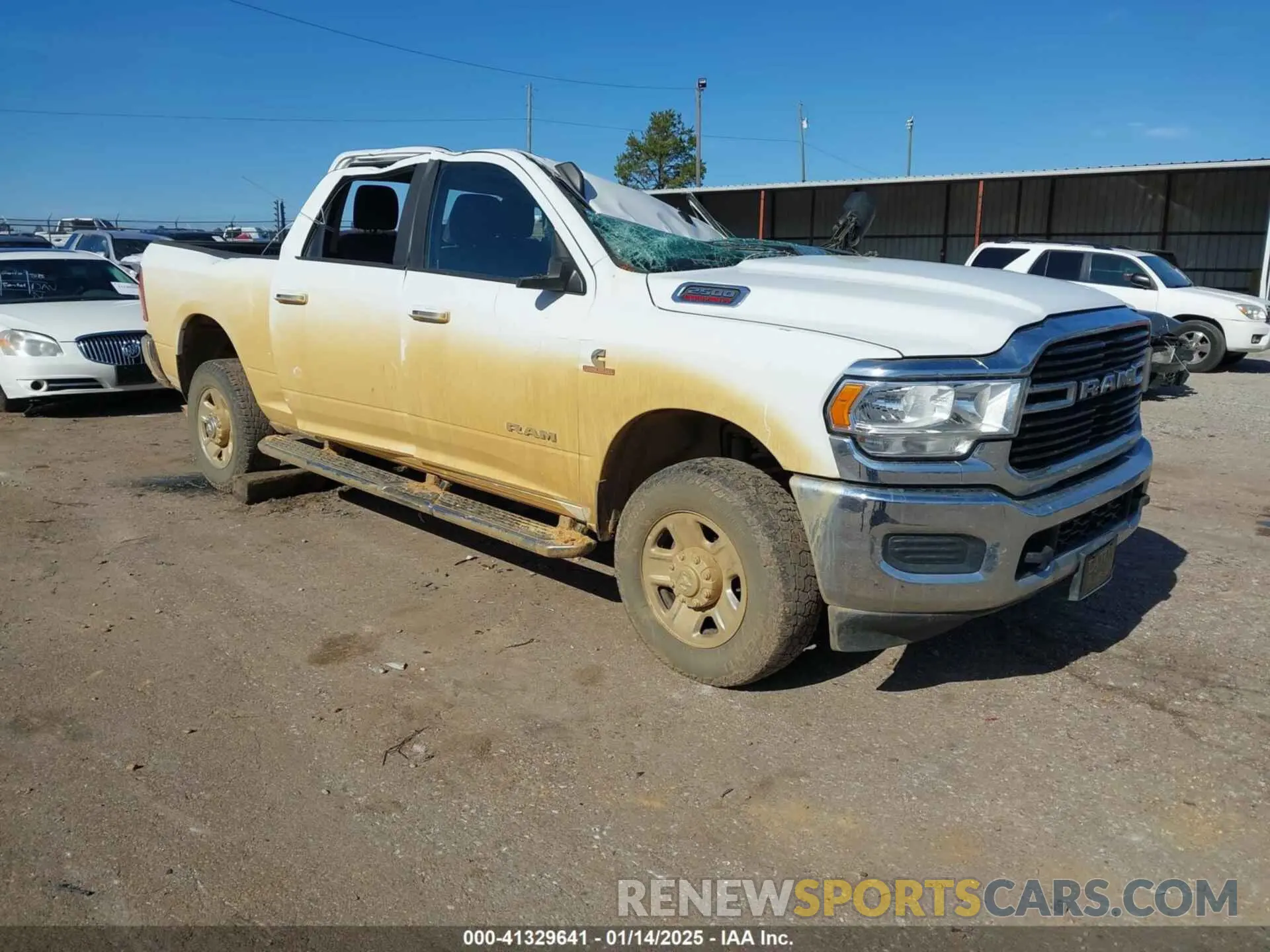 1 Photograph of a damaged car 3C6UR5DL1KG663656 RAM 2500 2019