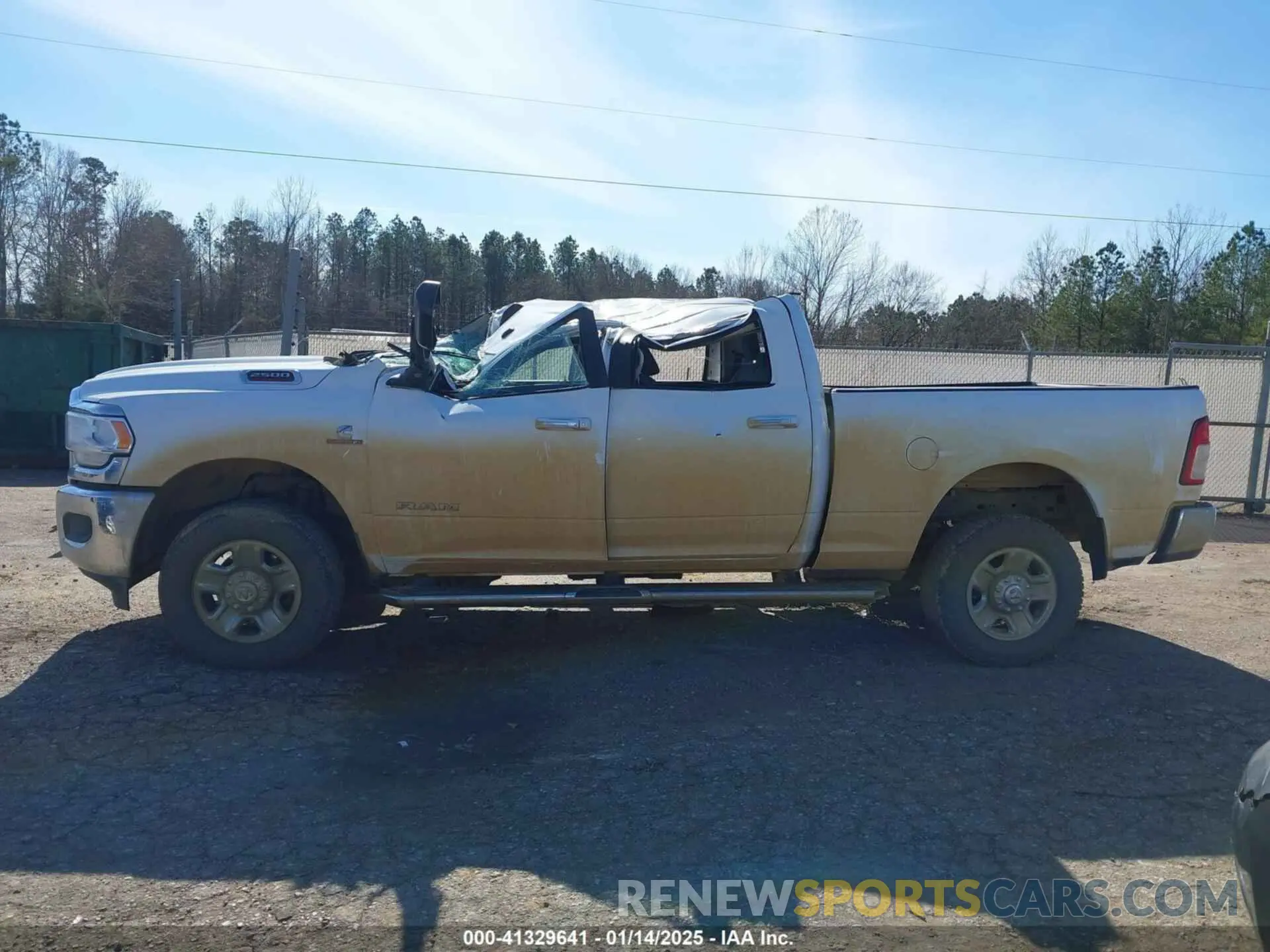 14 Photograph of a damaged car 3C6UR5DL1KG663656 RAM 2500 2019