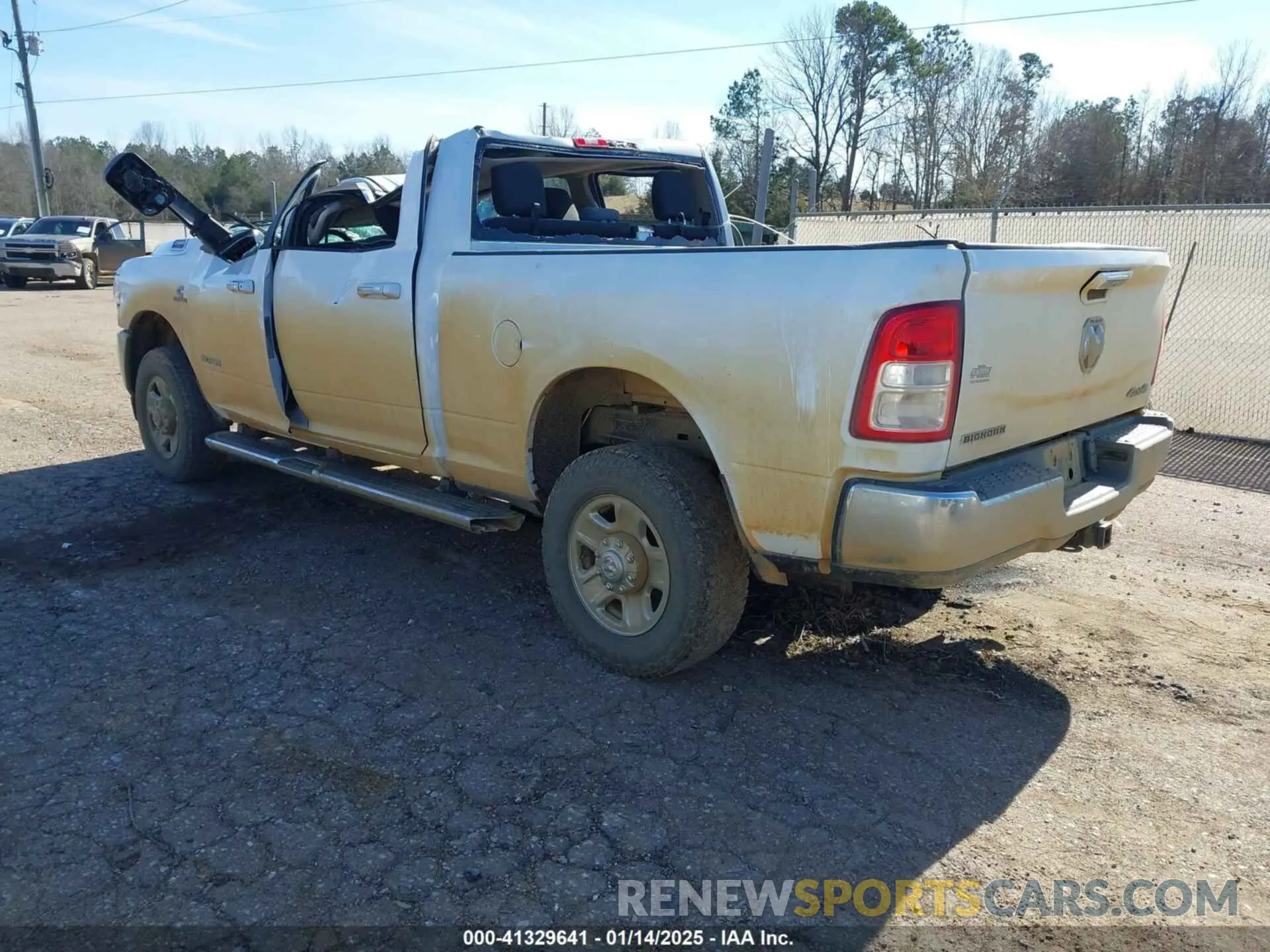 3 Photograph of a damaged car 3C6UR5DL1KG663656 RAM 2500 2019
