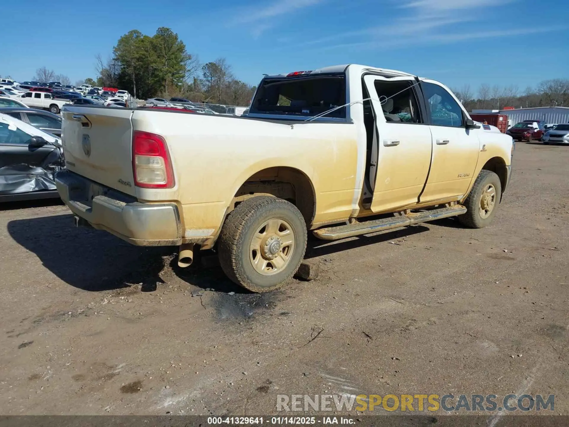 4 Photograph of a damaged car 3C6UR5DL1KG663656 RAM 2500 2019