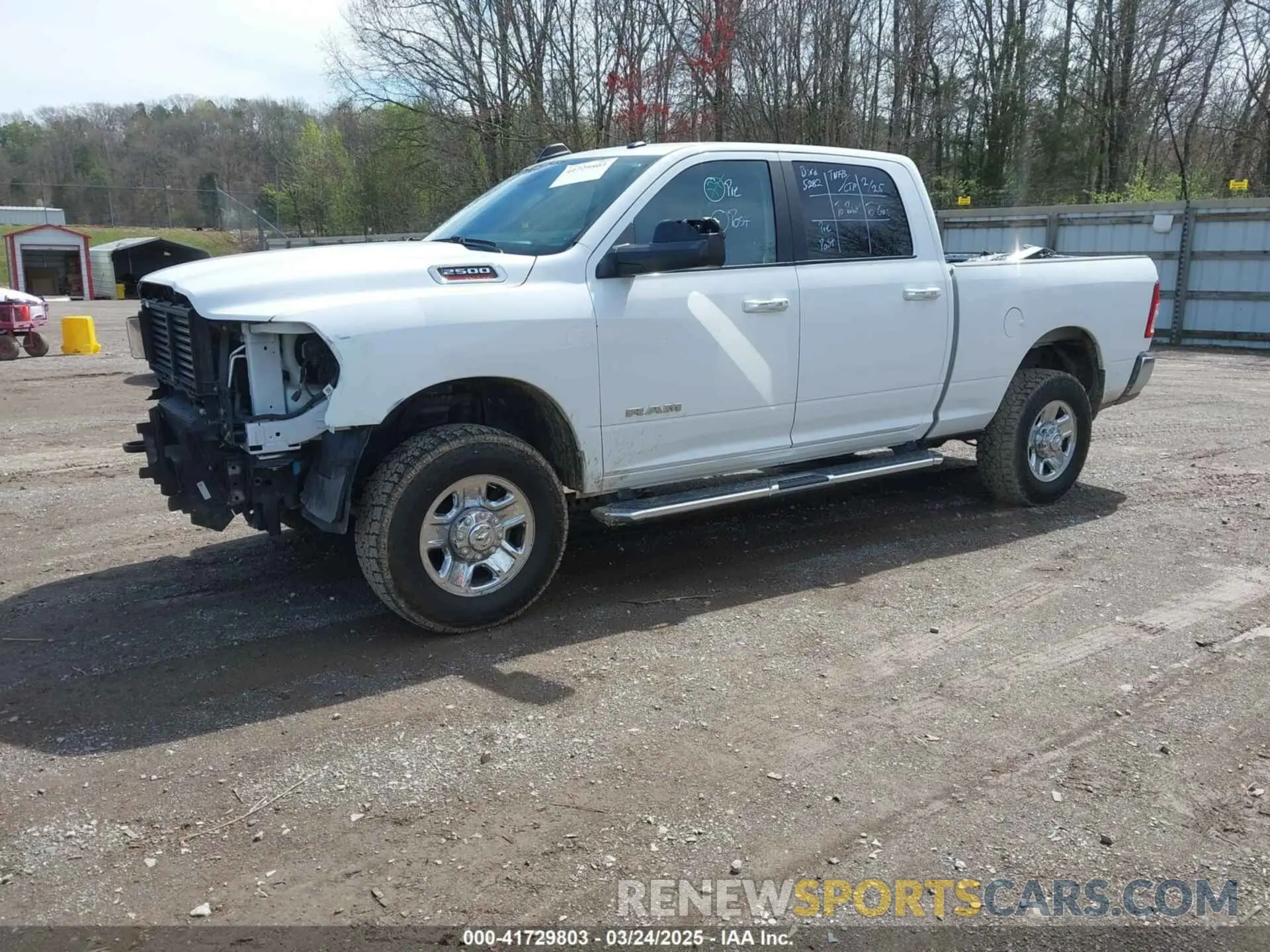 2 Photograph of a damaged car 3C6UR5DL2KG675282 RAM 2500 2019