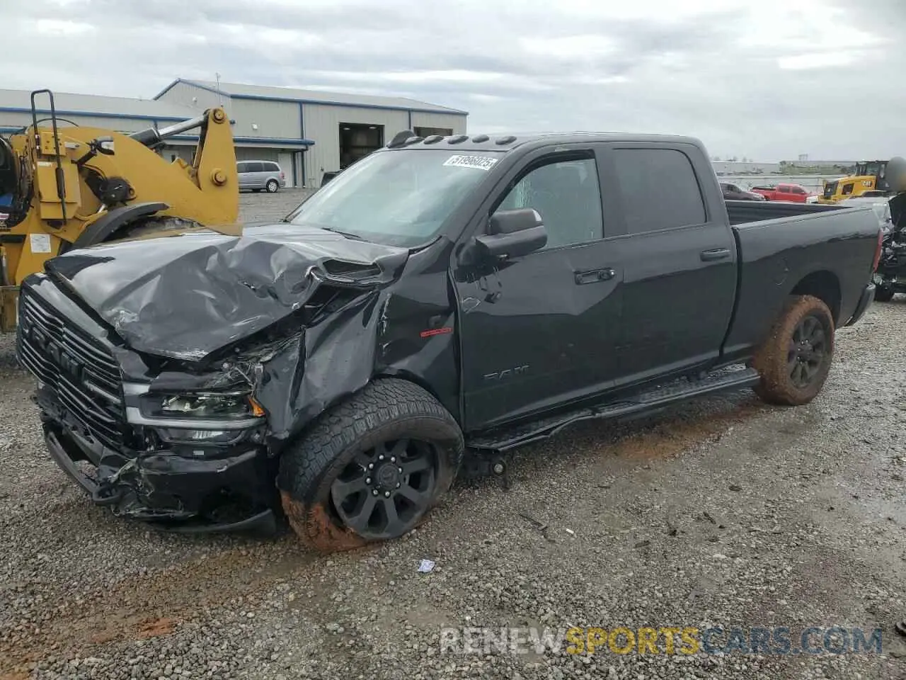 1 Photograph of a damaged car 3C6UR5DL5KG652482 RAM 2500 2019
