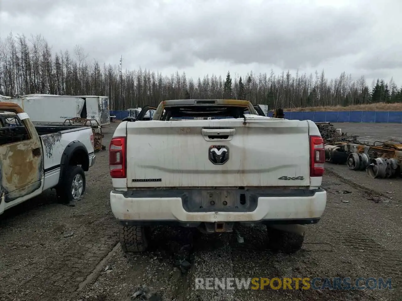 6 Photograph of a damaged car 3C6UR5DL6KG517981 RAM 2500 2019