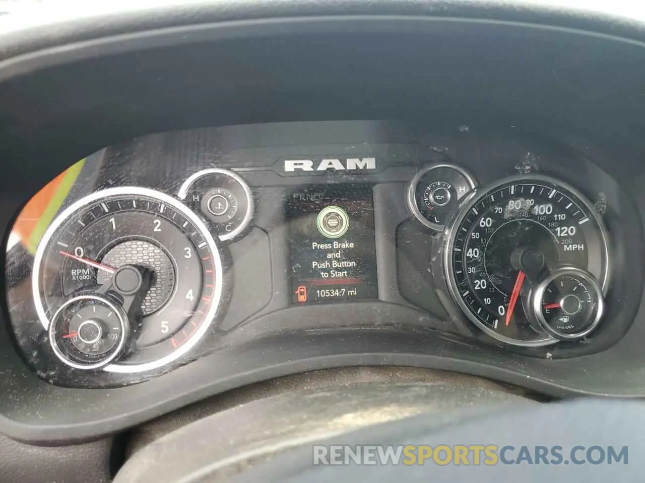 9 Photograph of a damaged car 3C6UR5DLXKG634415 RAM 2500 2019