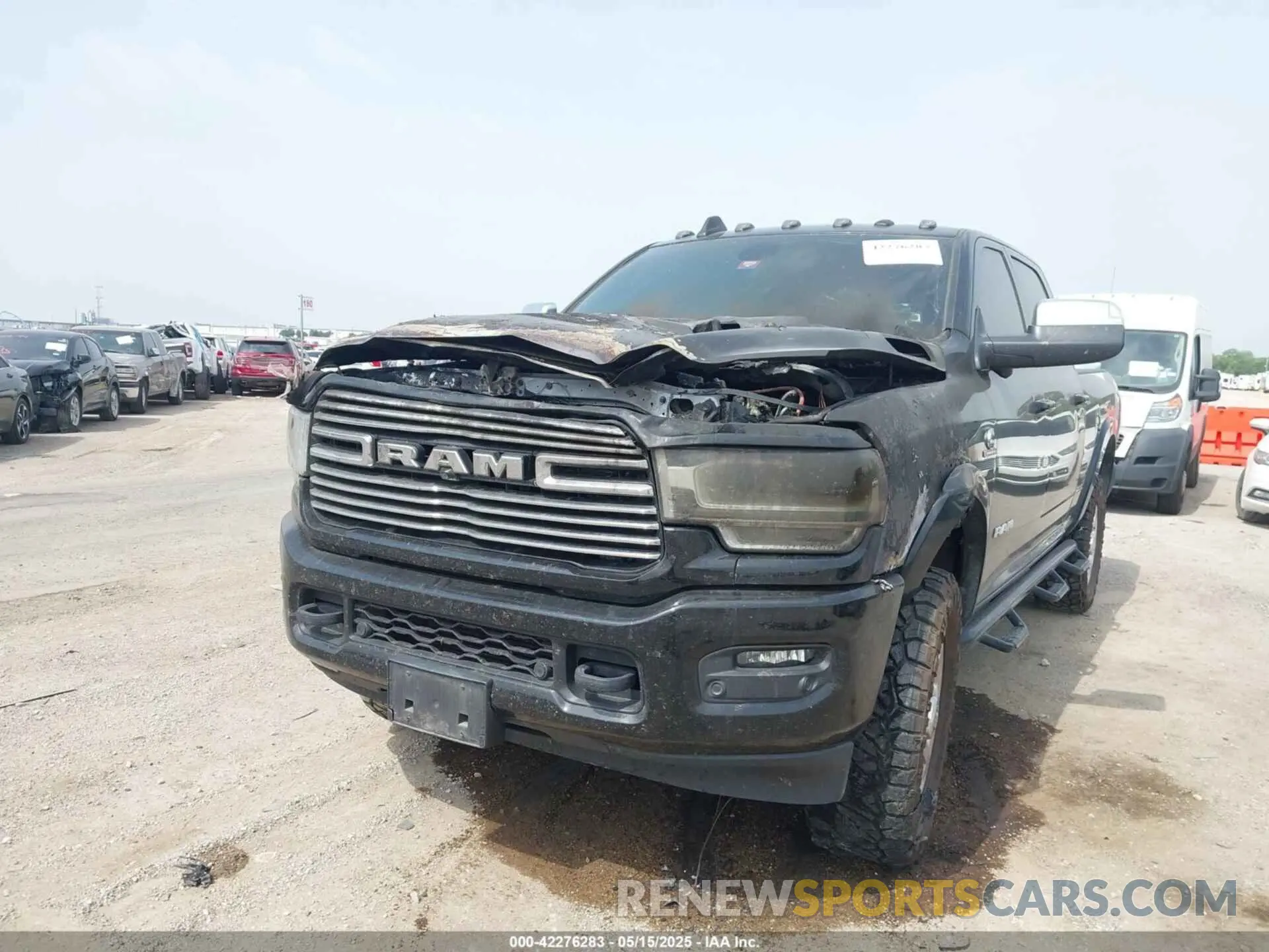 2 Photograph of a damaged car 3C6UR5FL0KG652693 RAM 2500 2019