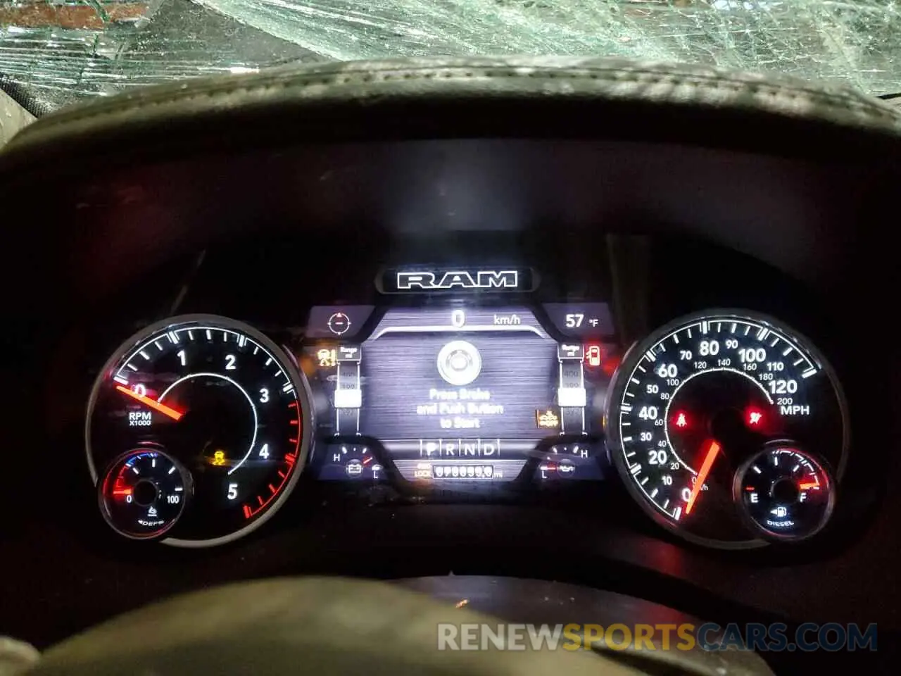 9 Photograph of a damaged car 3C6UR5FL1KG550867 RAM 2500 2019