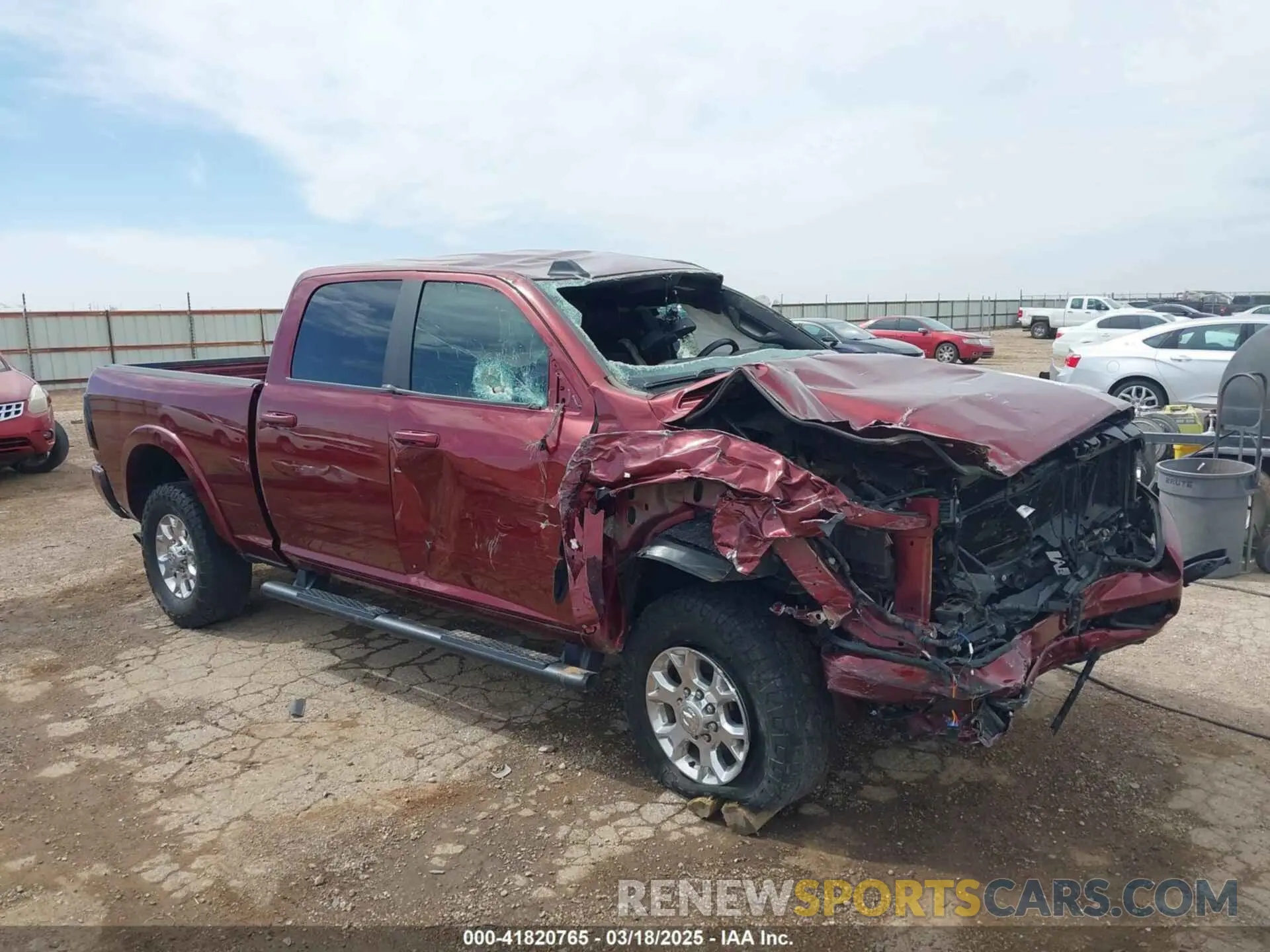 6 Photograph of a damaged car 3C6UR5FL1KG615300 RAM 2500 2019