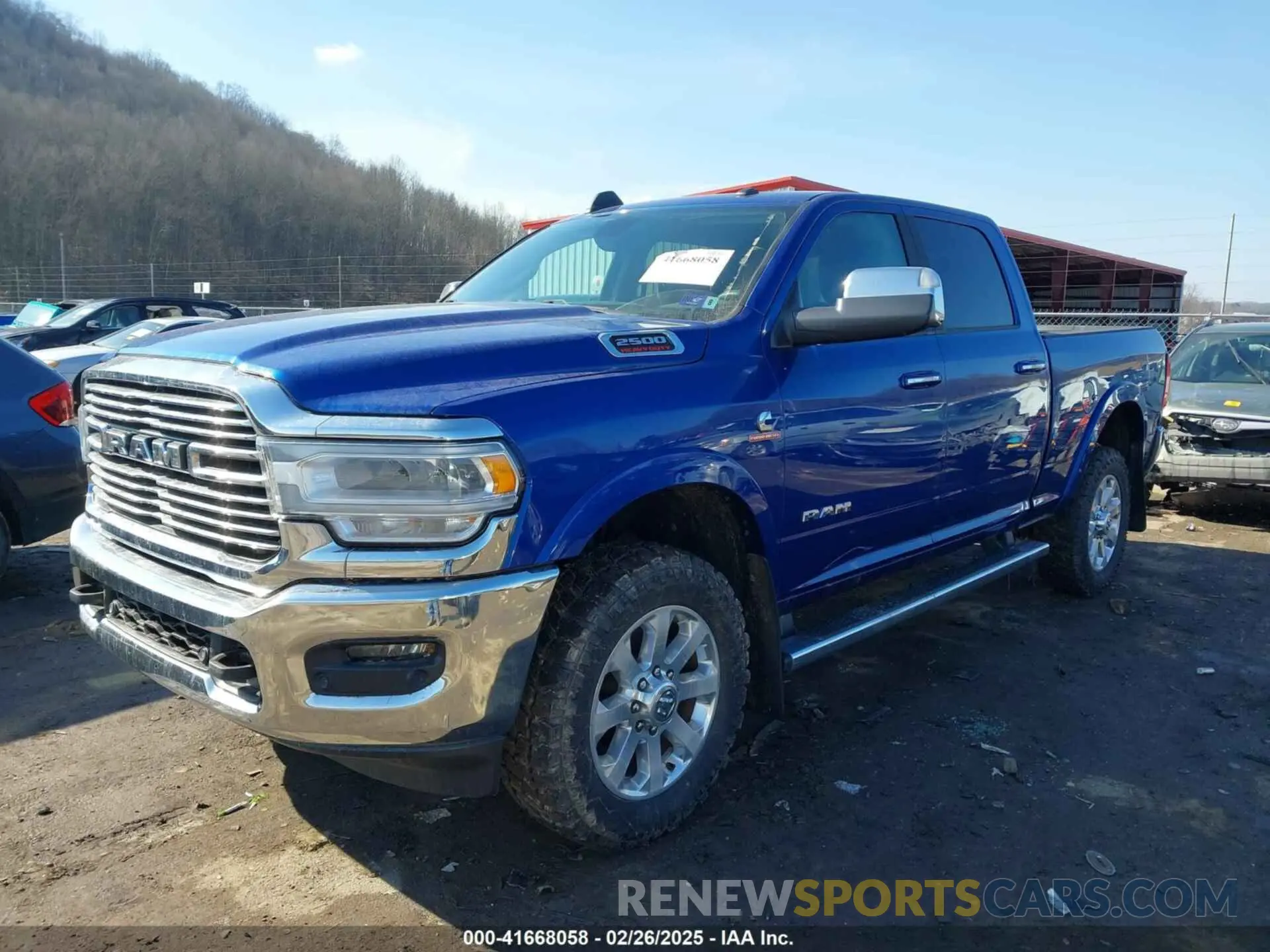 2 Photograph of a damaged car 3C6UR5FL1KG640911 RAM 2500 2019