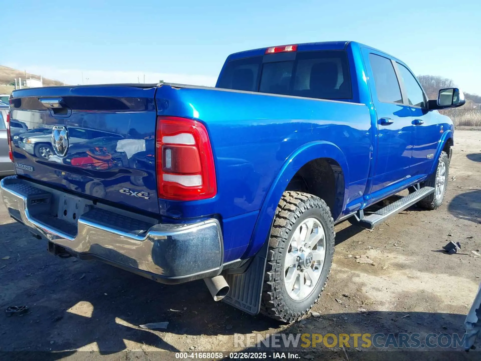 4 Photograph of a damaged car 3C6UR5FL1KG640911 RAM 2500 2019
