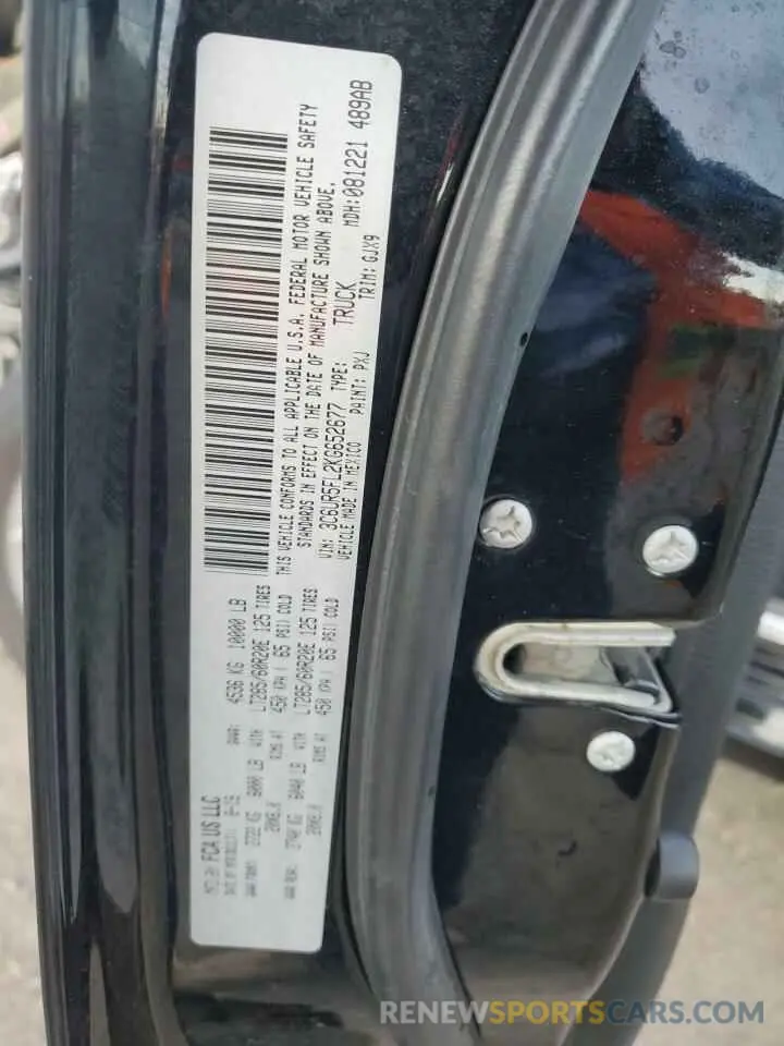 12 Photograph of a damaged car 3C6UR5FL2KG652677 RAM 2500 2019