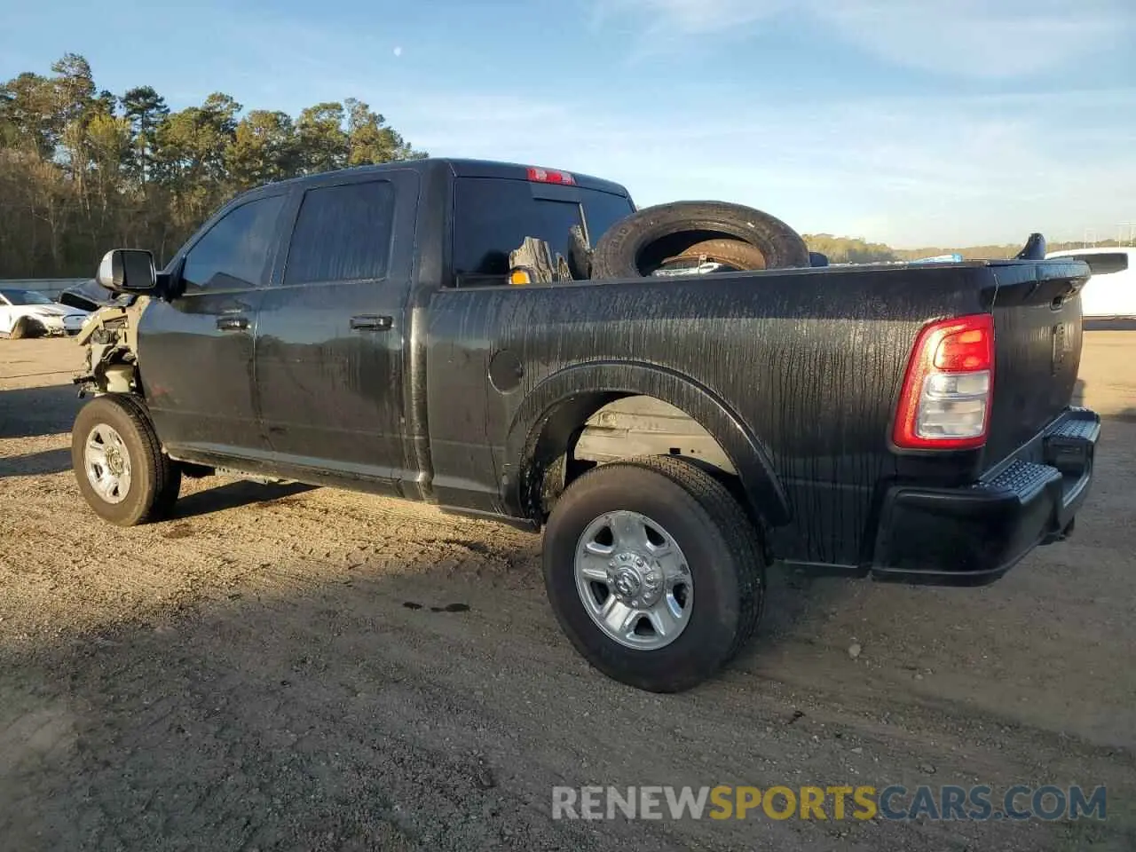 2 Photograph of a damaged car 3C6UR5FL2KG652677 RAM 2500 2019