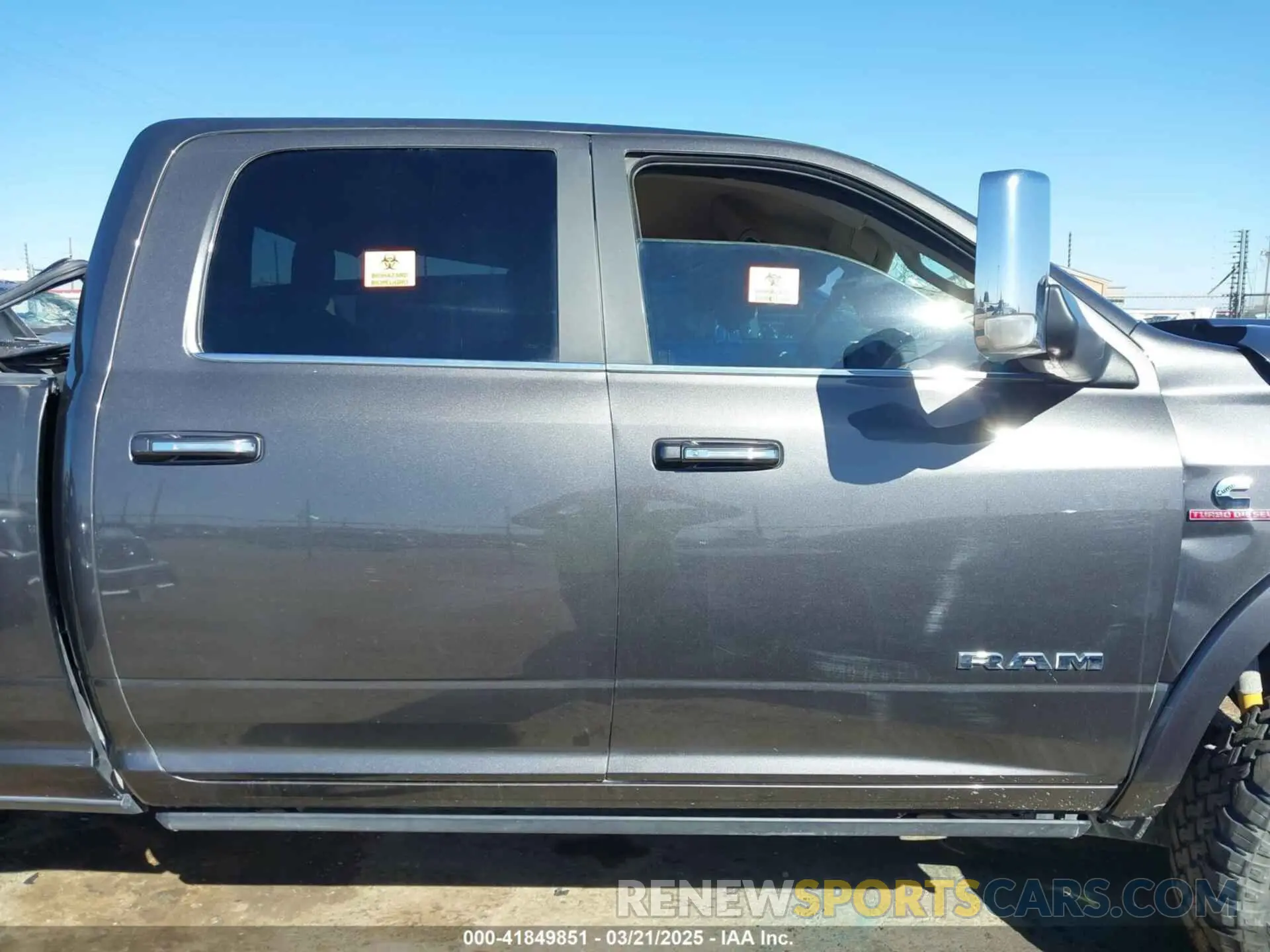 13 Photograph of a damaged car 3C6UR5FL3KG595244 RAM 2500 2019