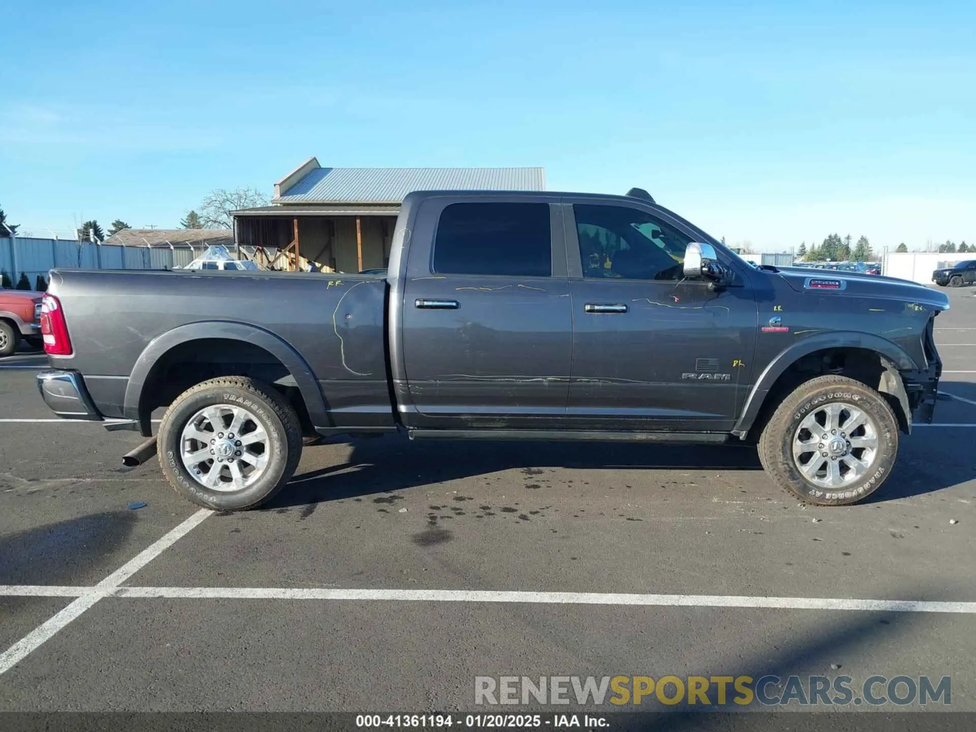 14 Photograph of a damaged car 3C6UR5FL5KG546188 RAM 2500 2019