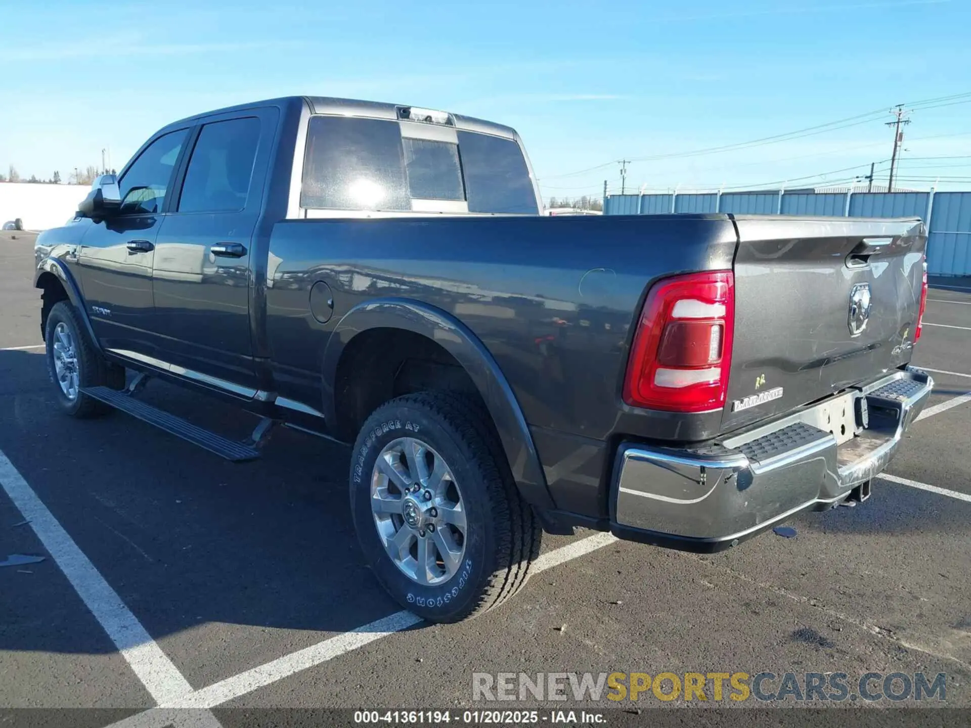 3 Photograph of a damaged car 3C6UR5FL5KG546188 RAM 2500 2019