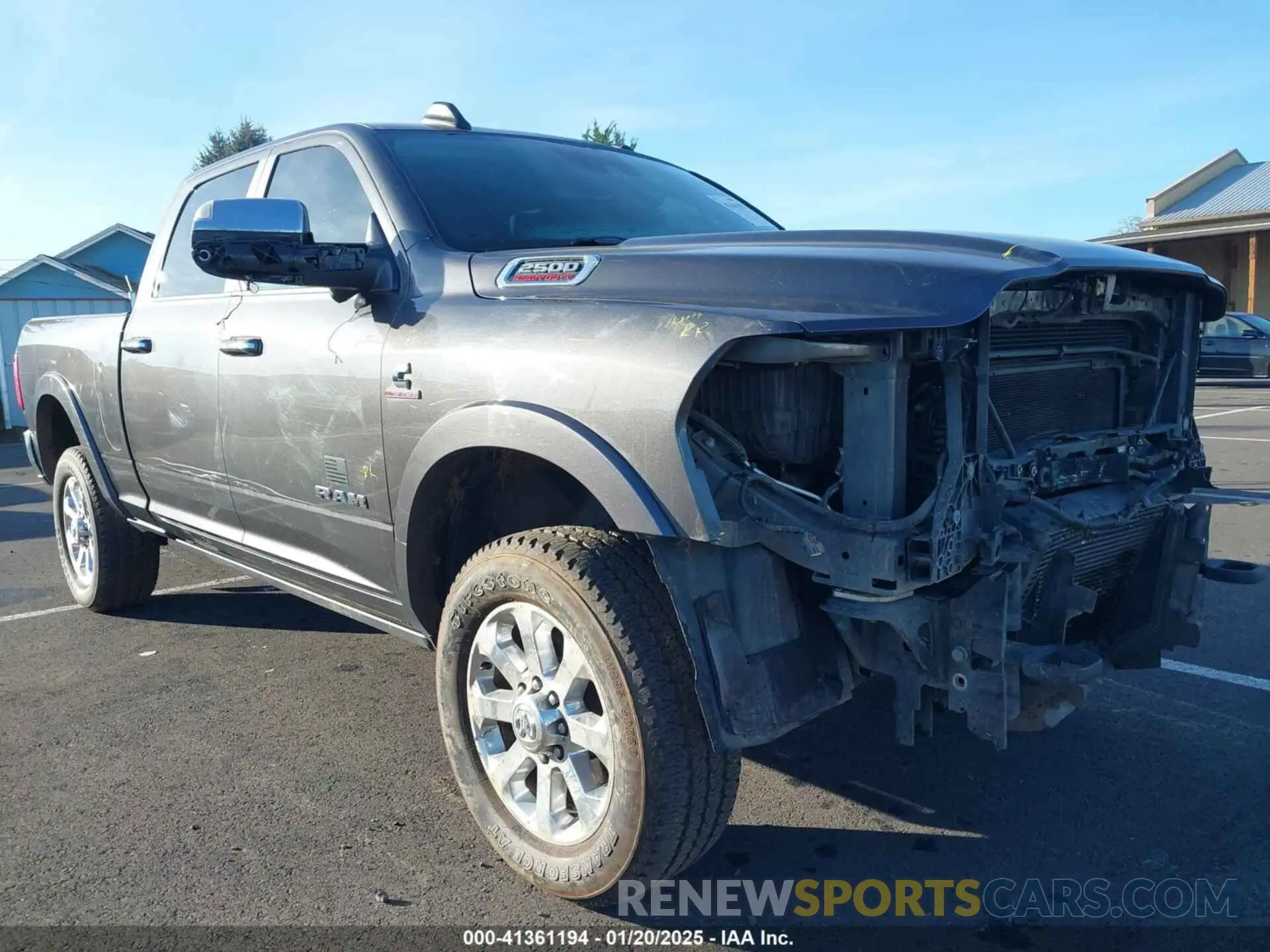 6 Photograph of a damaged car 3C6UR5FL5KG546188 RAM 2500 2019