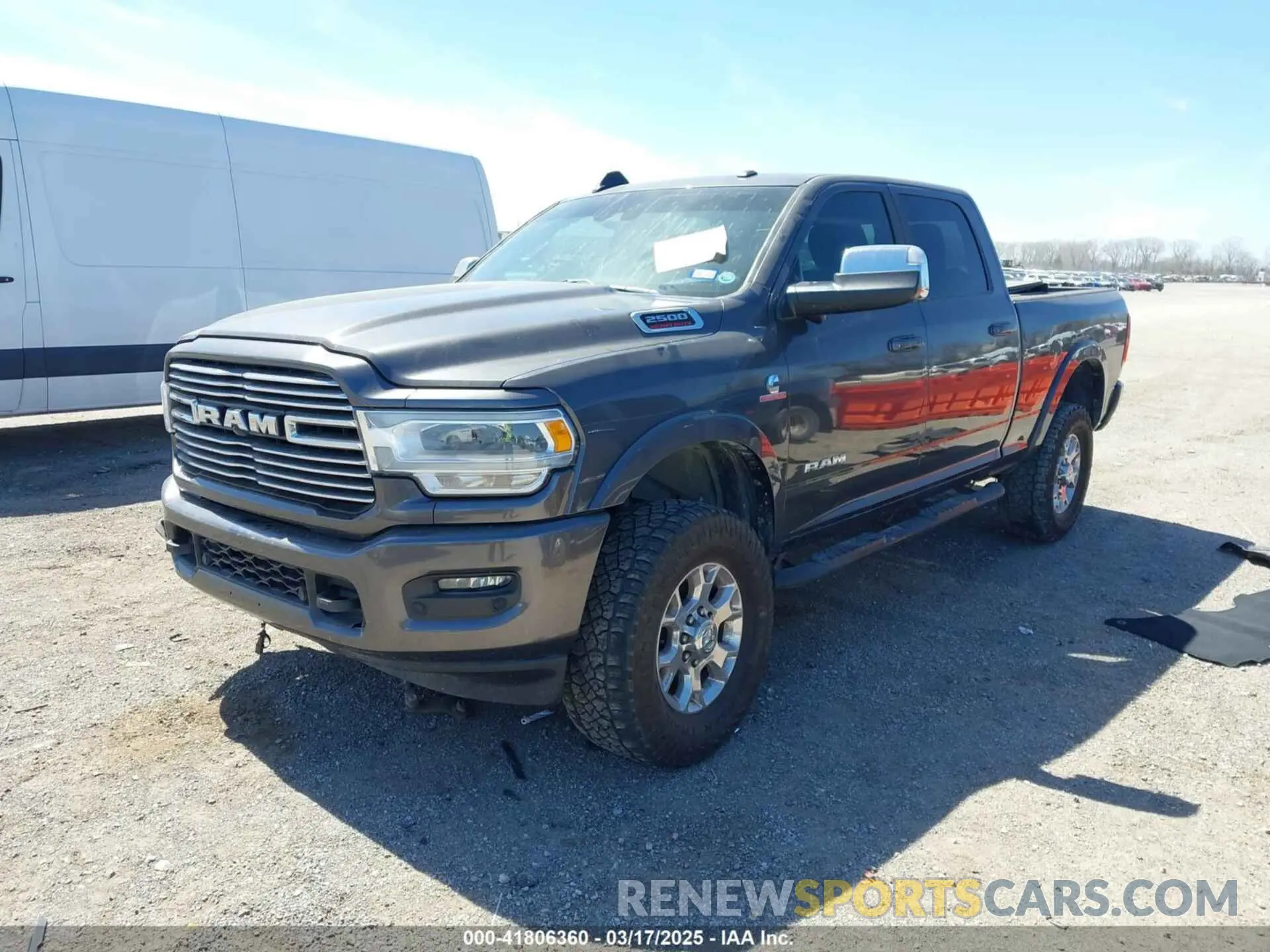 2 Photograph of a damaged car 3C6UR5FL7KG521132 RAM 2500 2019