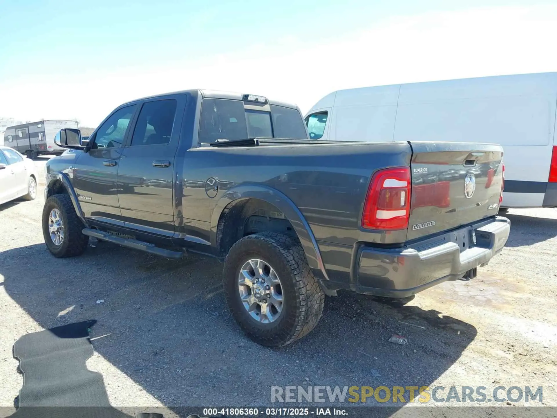 3 Photograph of a damaged car 3C6UR5FL7KG521132 RAM 2500 2019