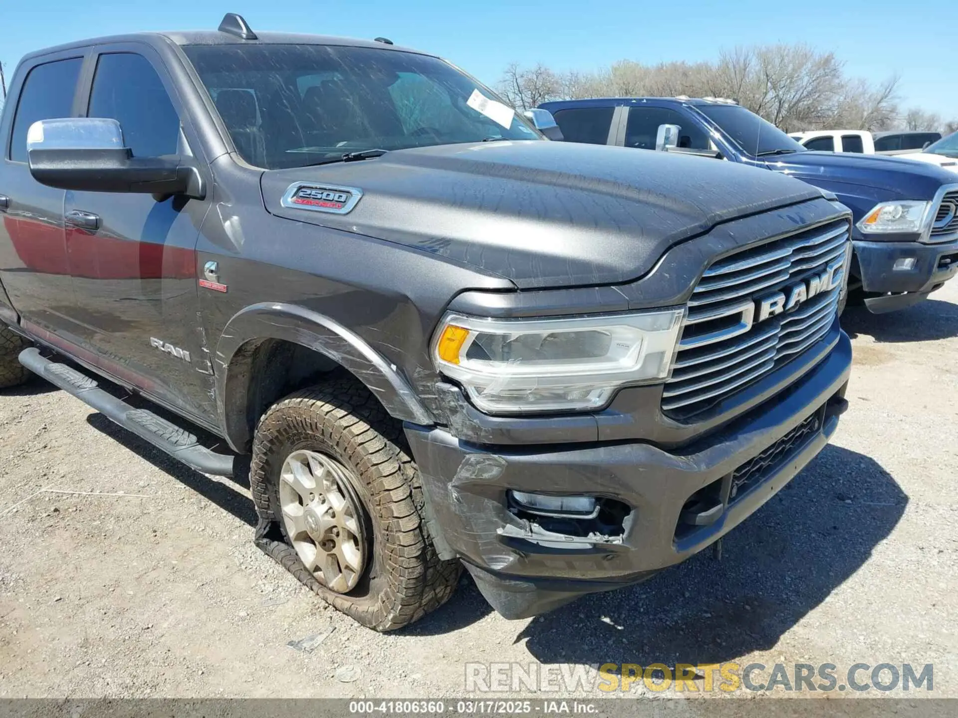 6 Photograph of a damaged car 3C6UR5FL7KG521132 RAM 2500 2019