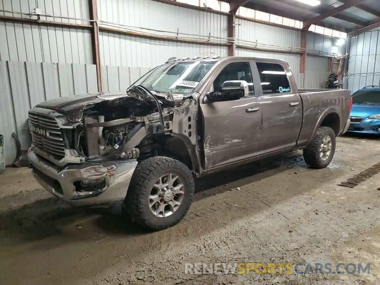 1 Photograph of a damaged car 3C6UR5FL8KG669161 RAM 2500 2019