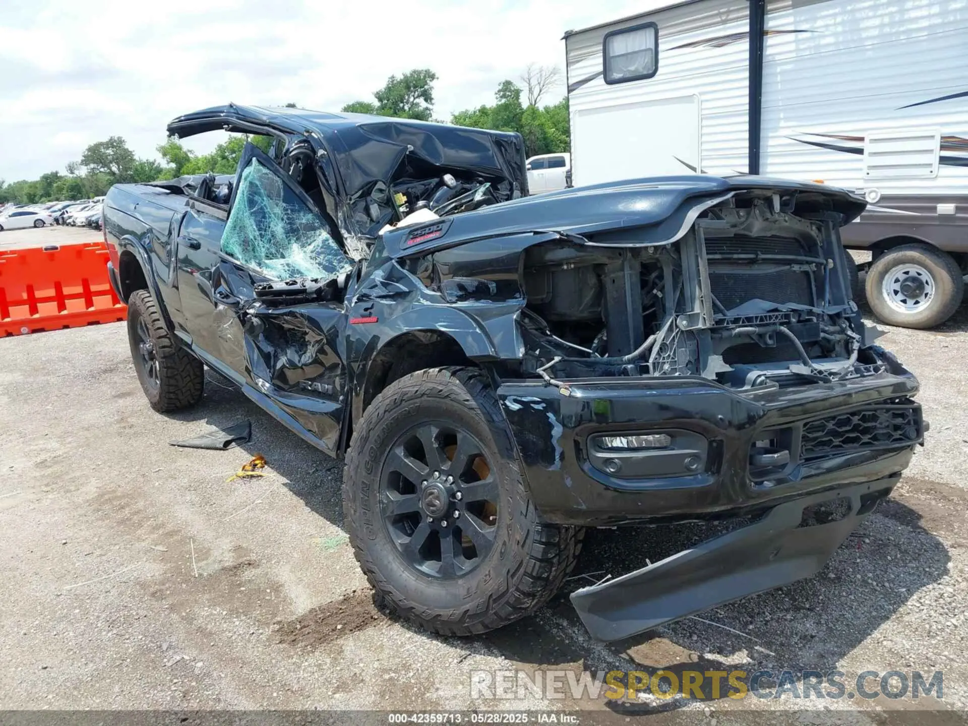 1 Photograph of a damaged car 3C6UR5FL8KG701641 RAM 2500 2019