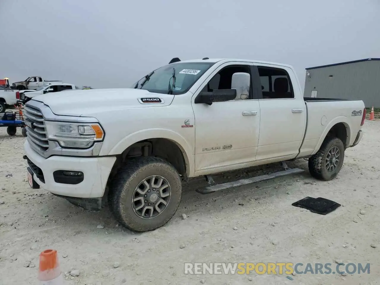 1 Photograph of a damaged car 3C6UR5GL3KG729362 RAM 2500 2019