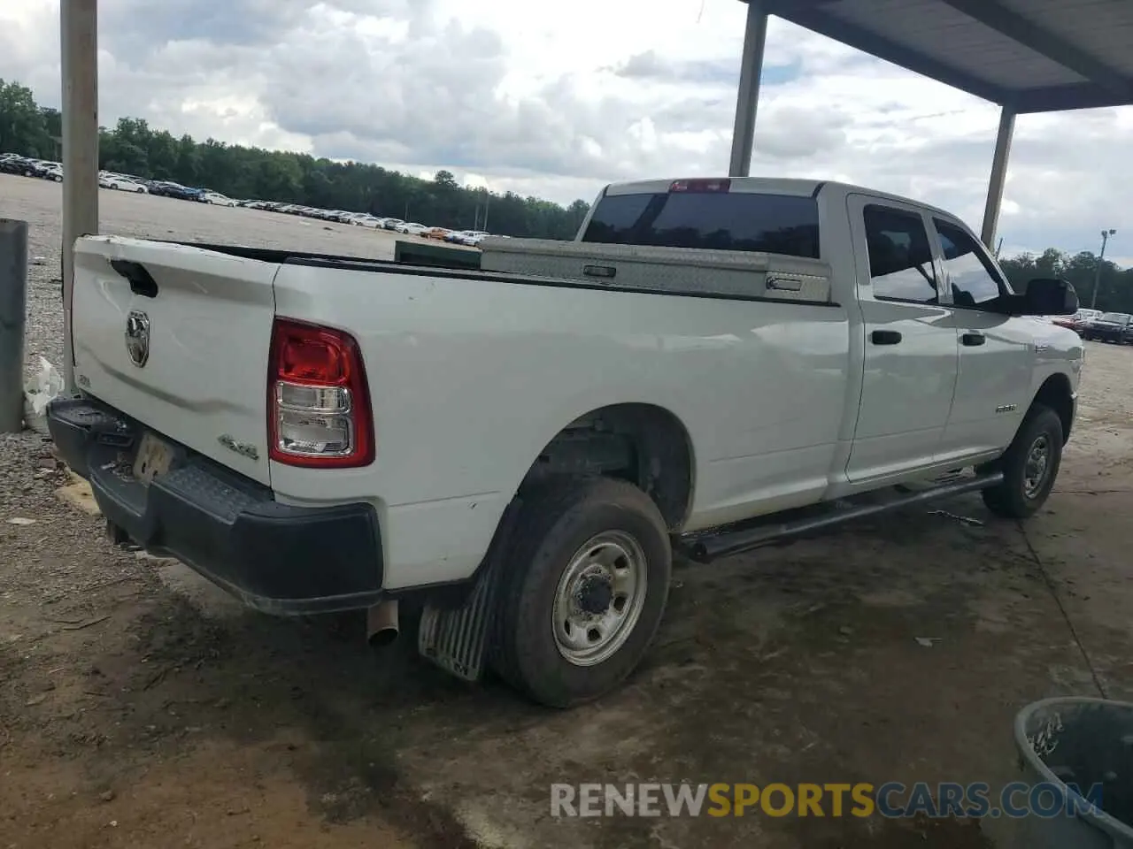 3 Photograph of a damaged car 3C6UR5HJ6KG604238 RAM 2500 2019