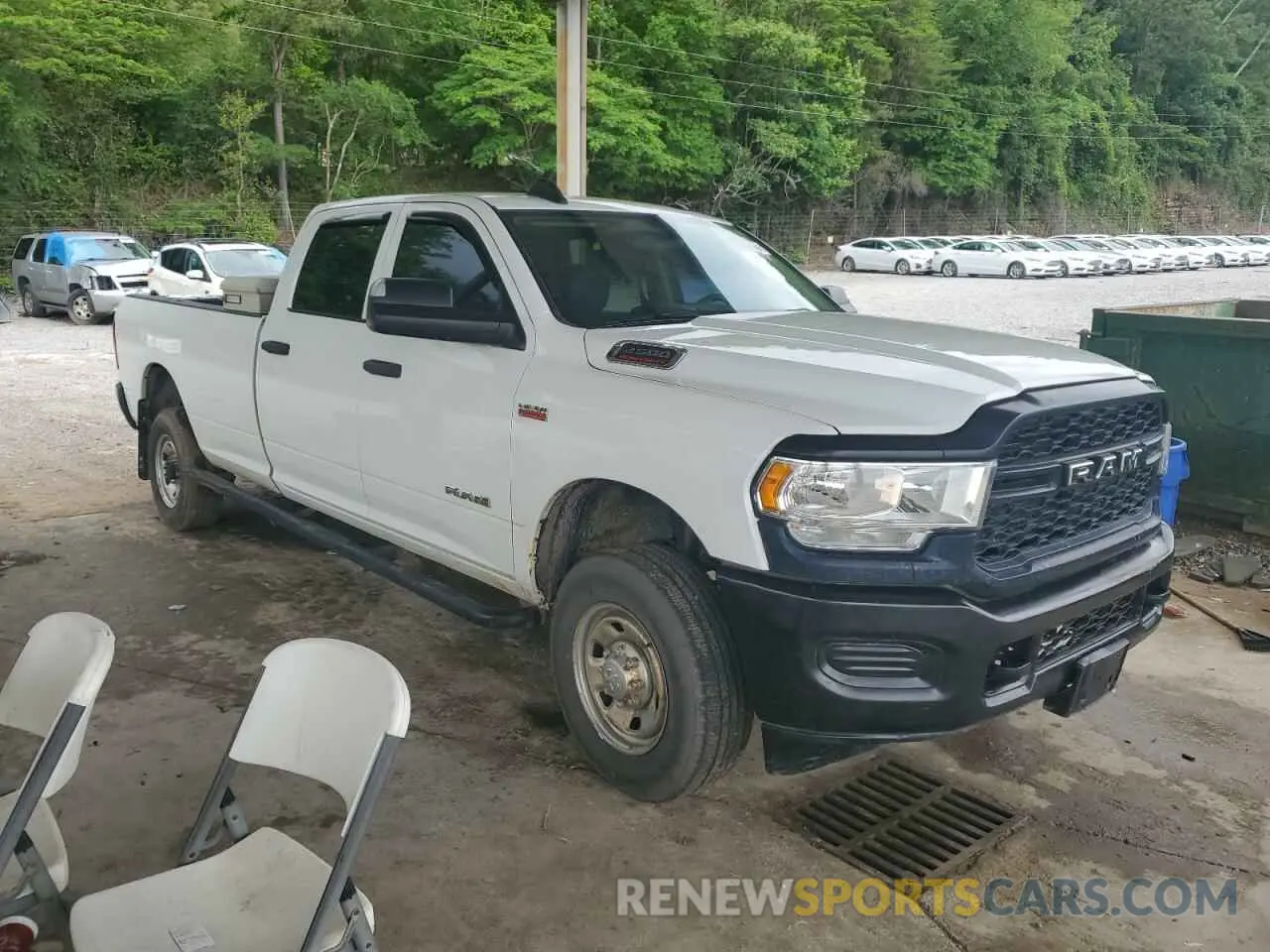 4 Photograph of a damaged car 3C6UR5HJ6KG604238 RAM 2500 2019