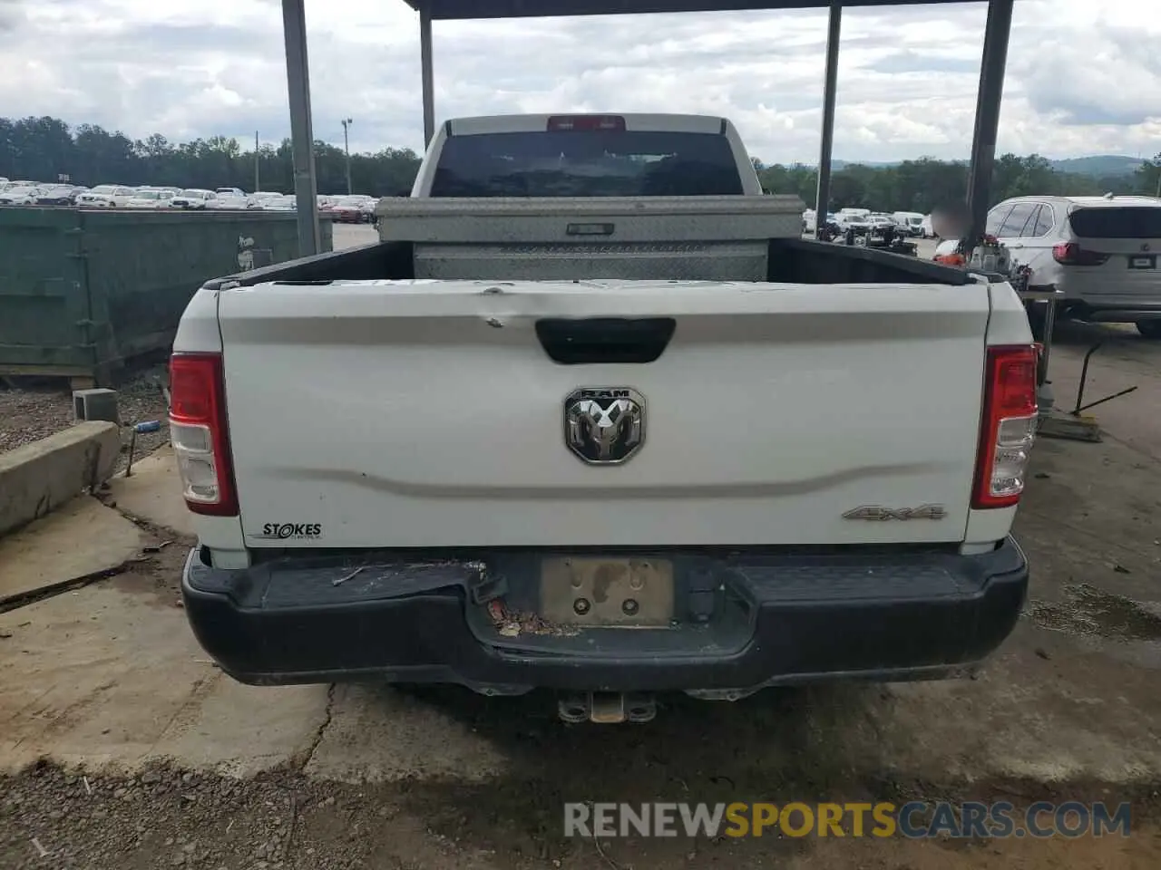 6 Photograph of a damaged car 3C6UR5HJ6KG604238 RAM 2500 2019