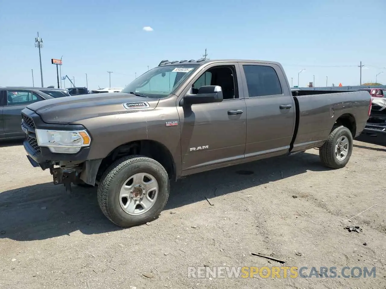 1 Photograph of a damaged car 3C6UR5HJ7KG553283 RAM 2500 2019