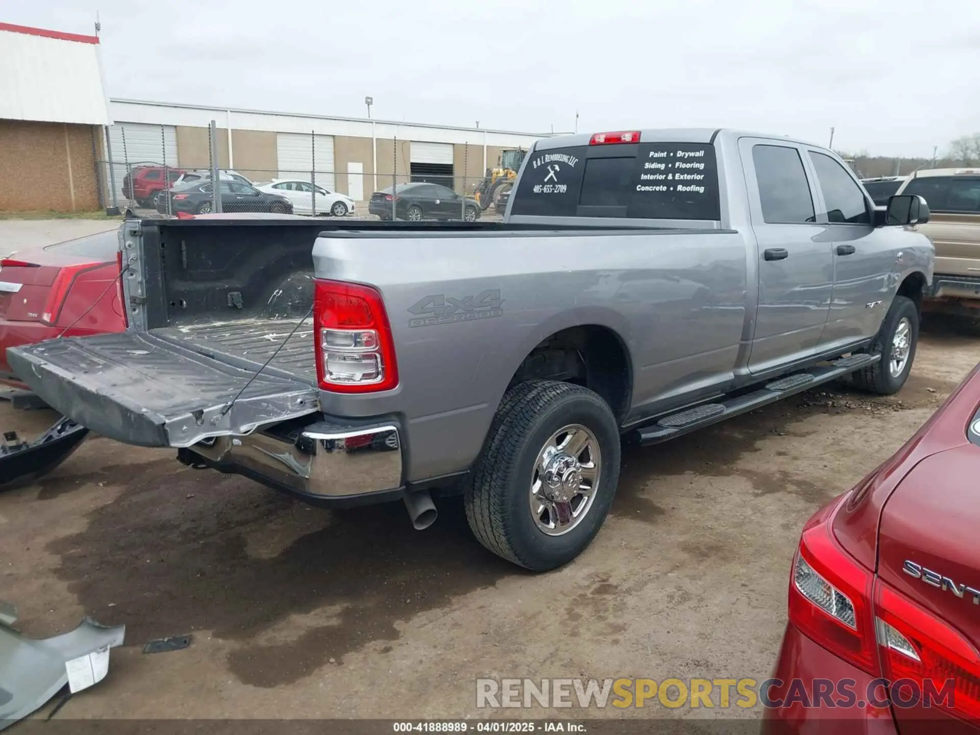 4 Photograph of a damaged car 3C6UR5HL9KG641236 RAM 2500 2019