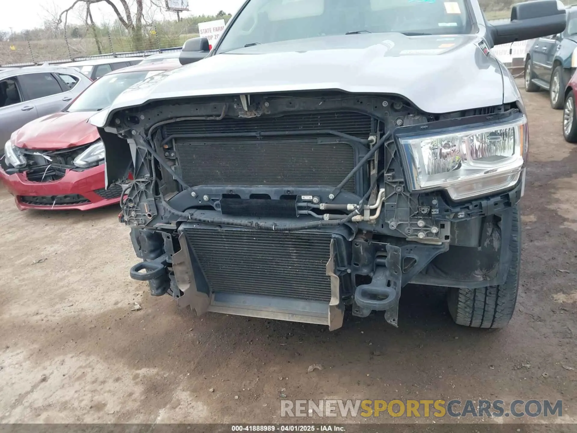 6 Photograph of a damaged car 3C6UR5HL9KG641236 RAM 2500 2019