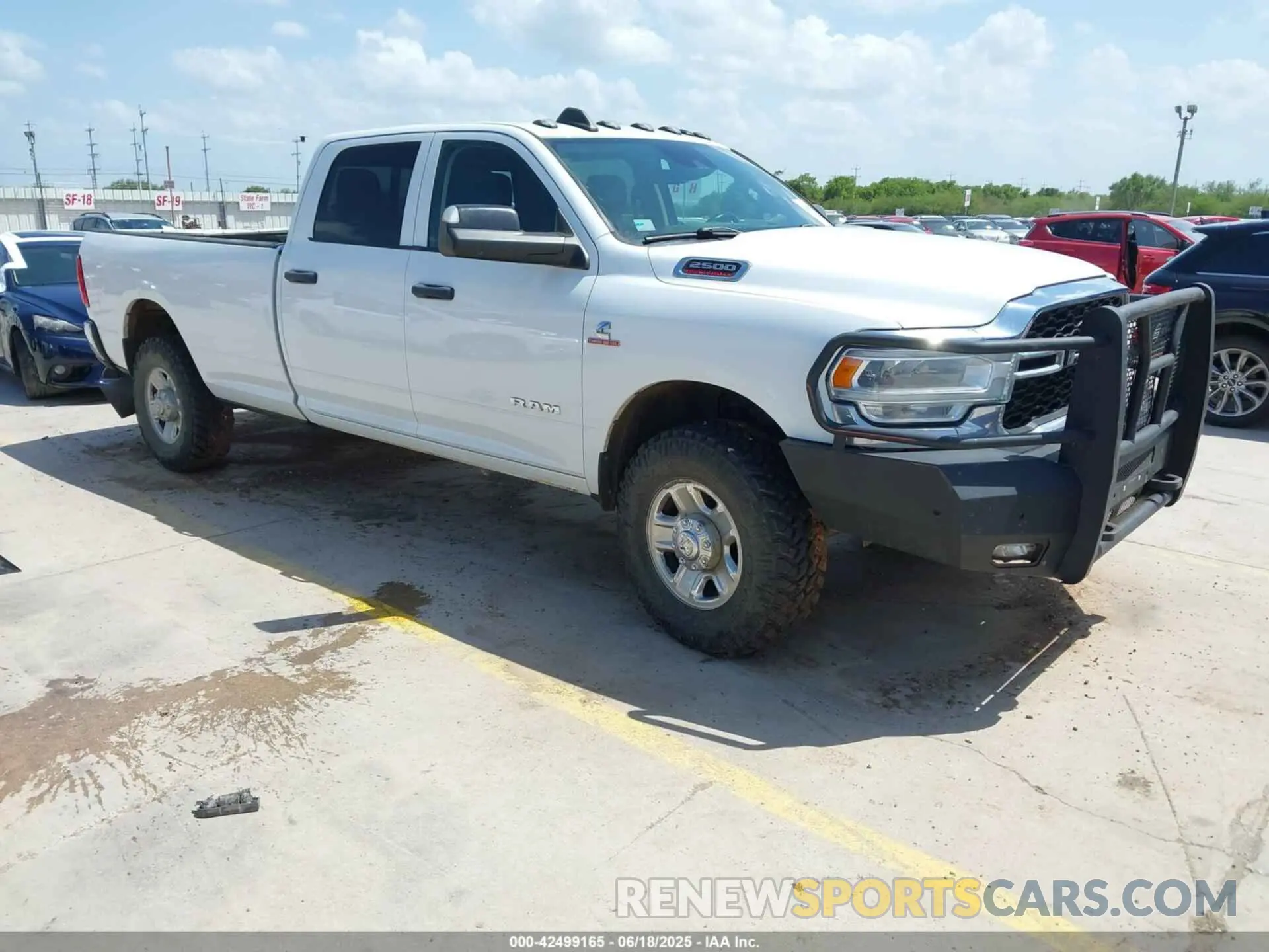 1 Photograph of a damaged car 3C6UR5HLXKG621237 RAM 2500 2019