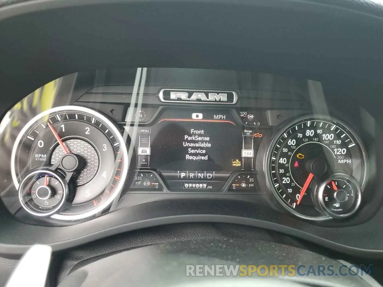 9 Photograph of a damaged car 3C6UR5NL1KG655006 RAM 2500 2019