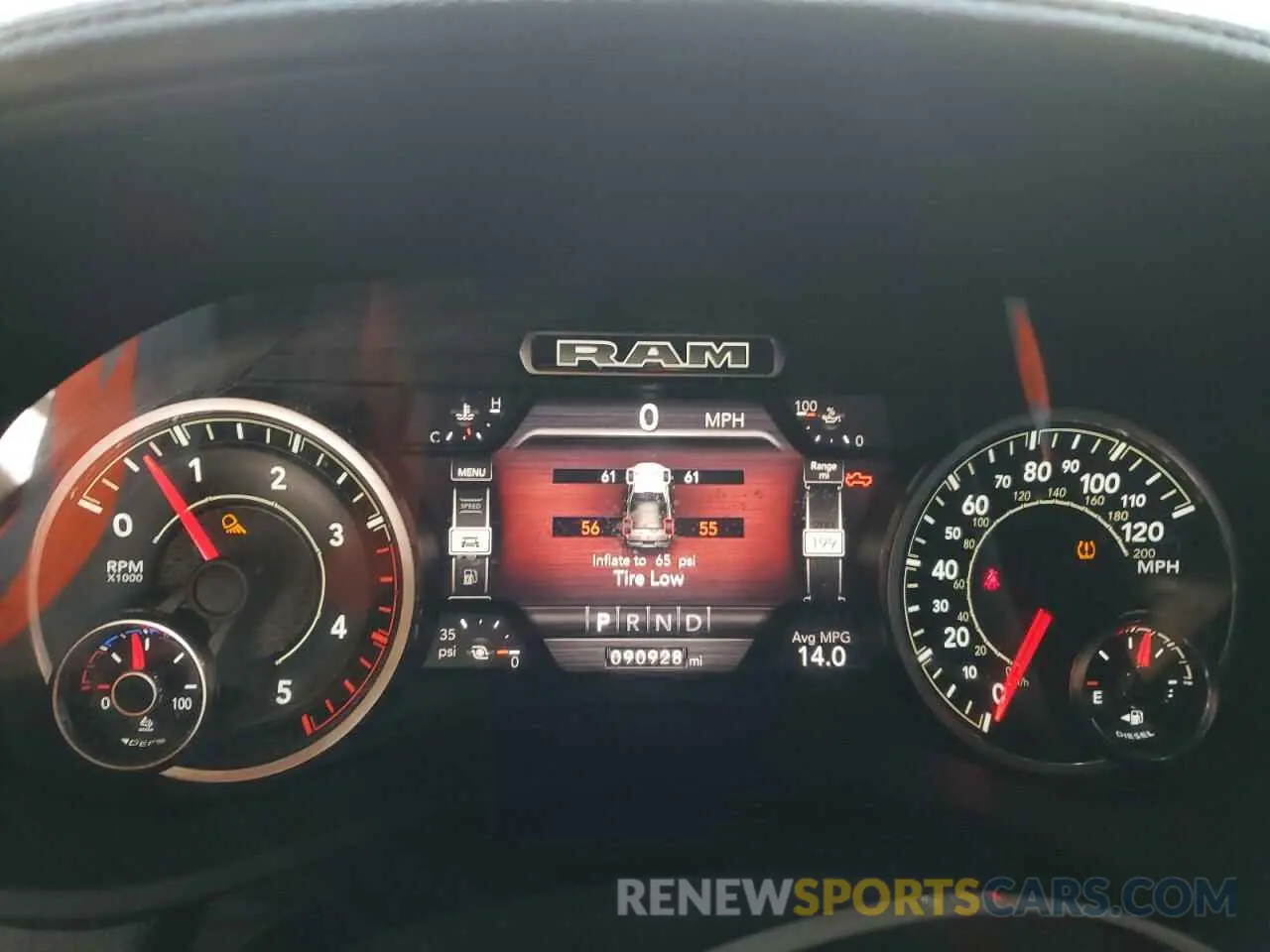 9 Photograph of a damaged car 3C6UR5NL3KG706893 RAM 2500 2019