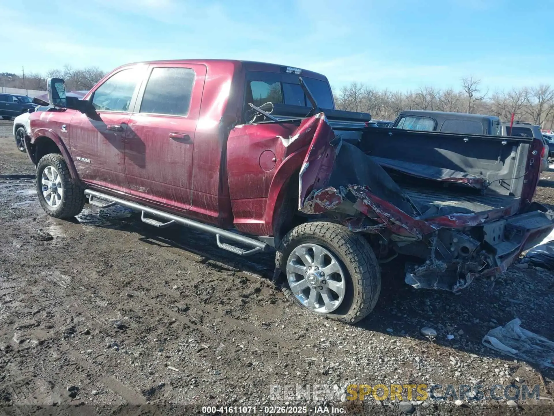 3 Photograph of a damaged car 3C6UR5NL8KG652913 RAM 2500 2019