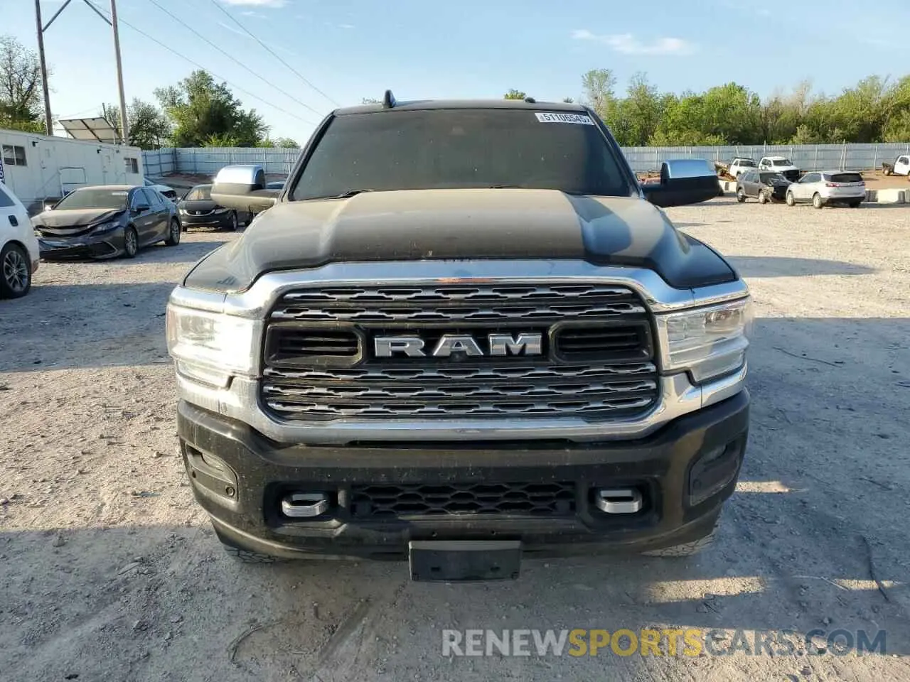 5 Photograph of a damaged car 3C6UR5SL2KG633908 RAM 2500 2019
