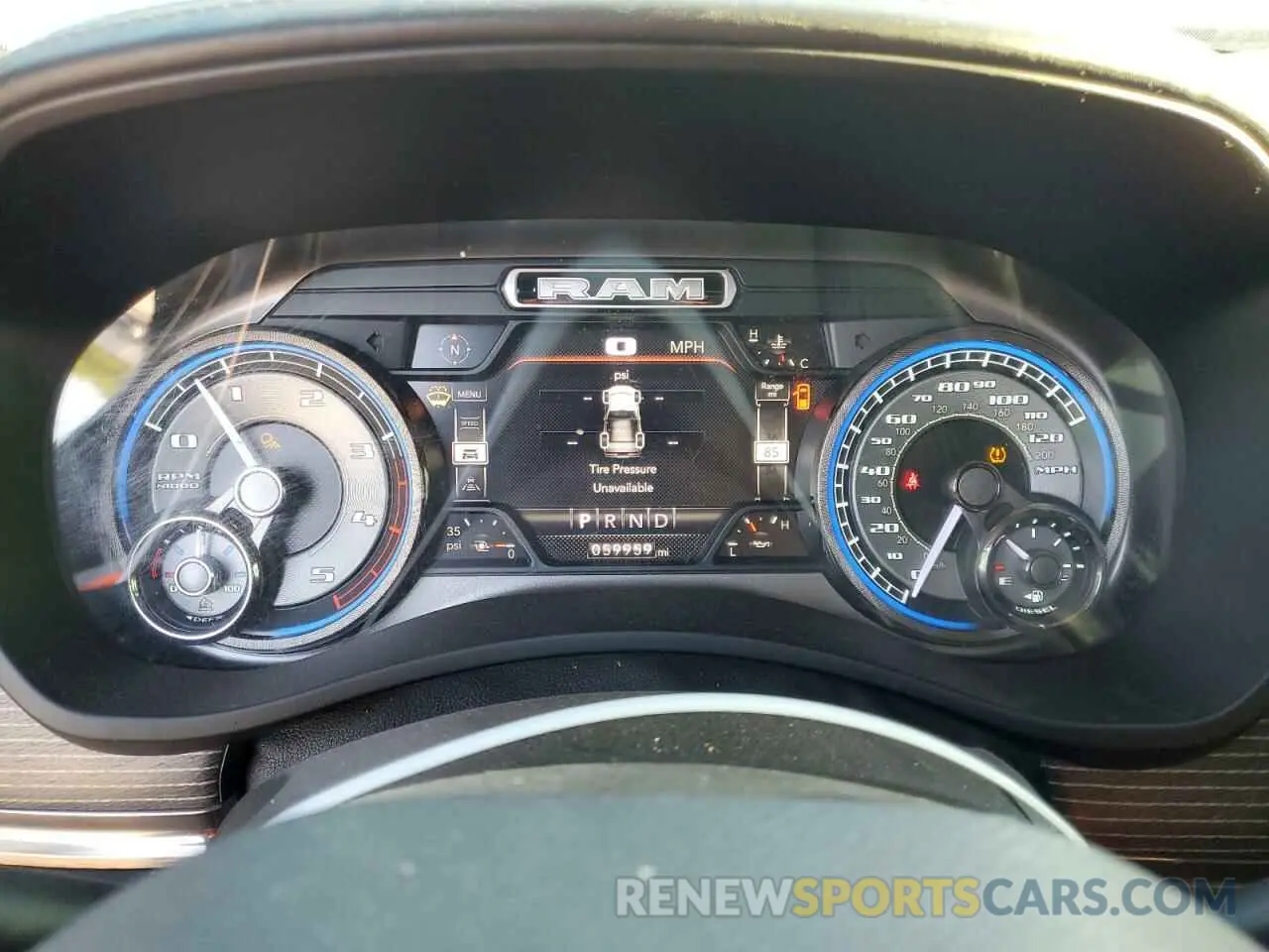 9 Photograph of a damaged car 3C6UR5SL2KG633908 RAM 2500 2019